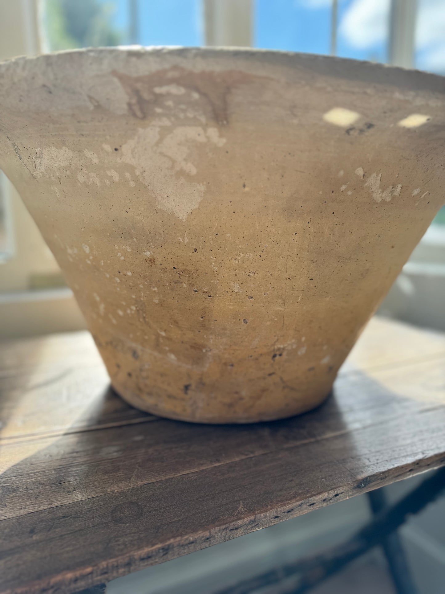 Antique Welsh Crochan Dairy Bowl