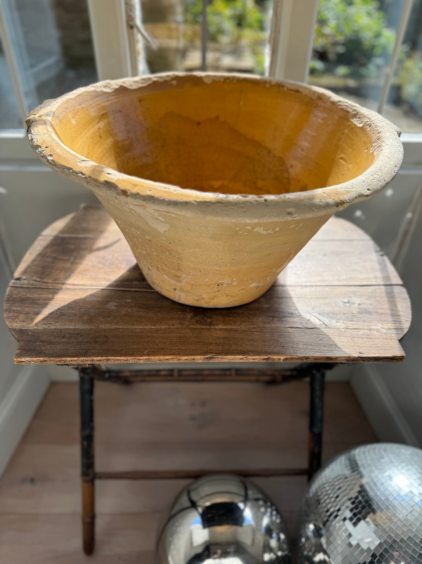 Antique Welsh Crochan Dairy Bowl