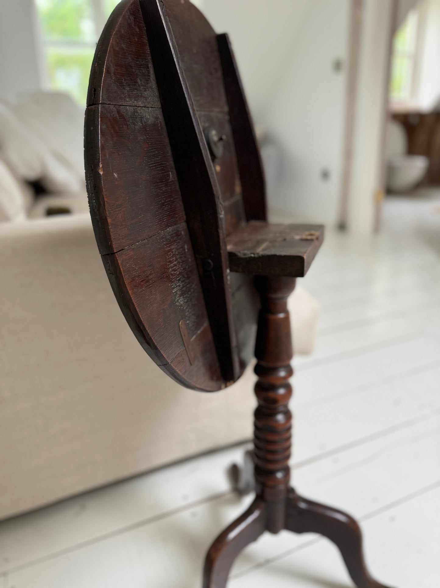 19th Century Tilt Top Side Table