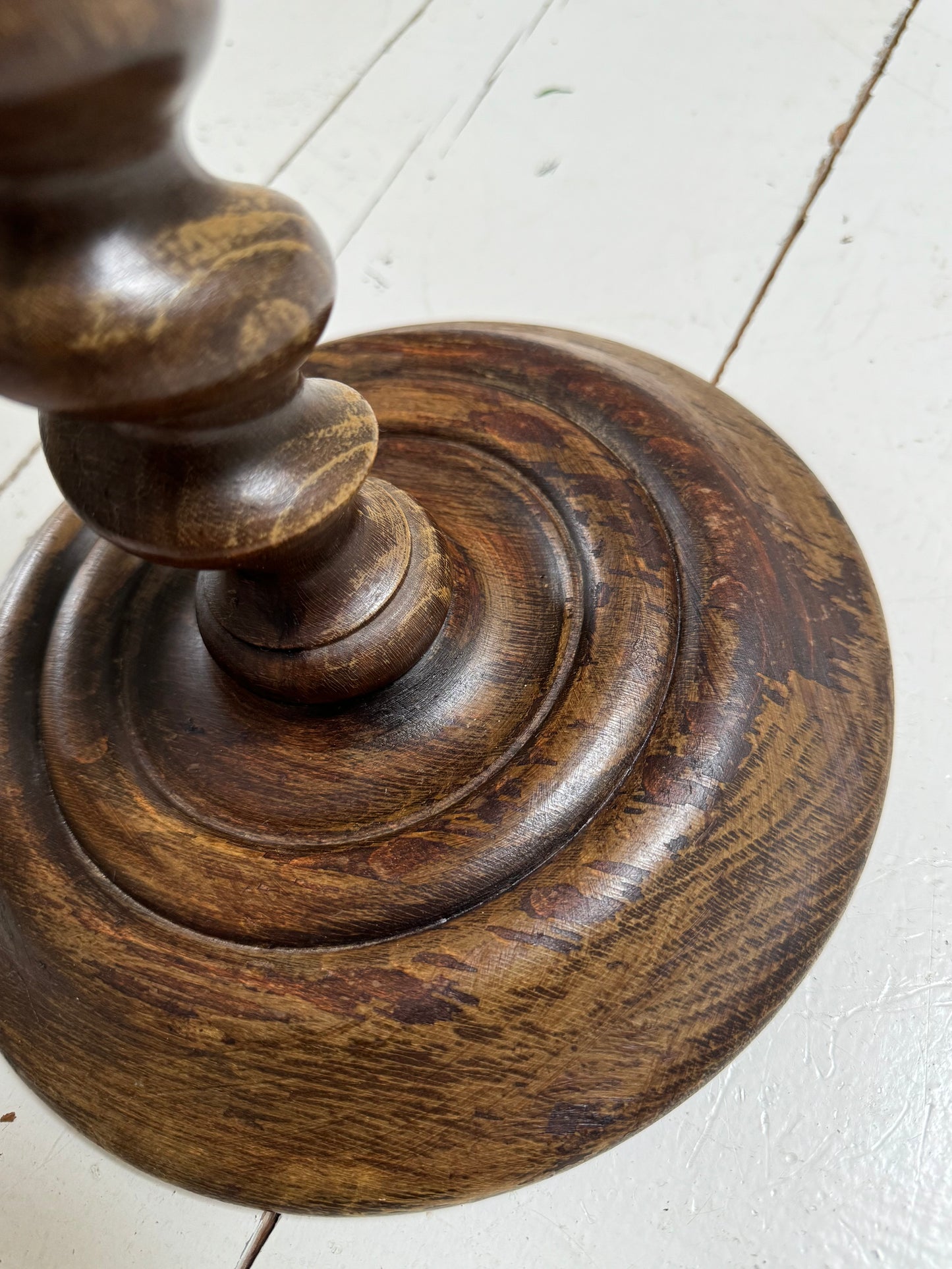 Antique French Barley Twist Small Side Table