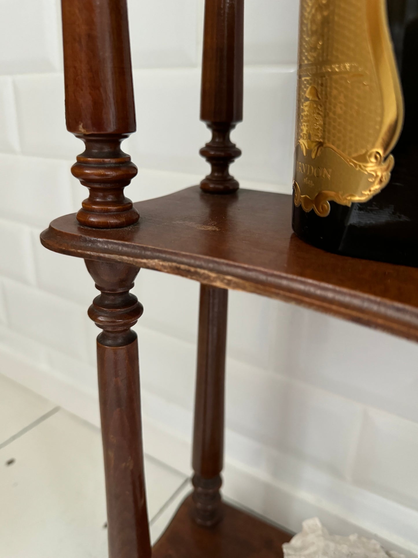 Antique French Mahogany Shelves