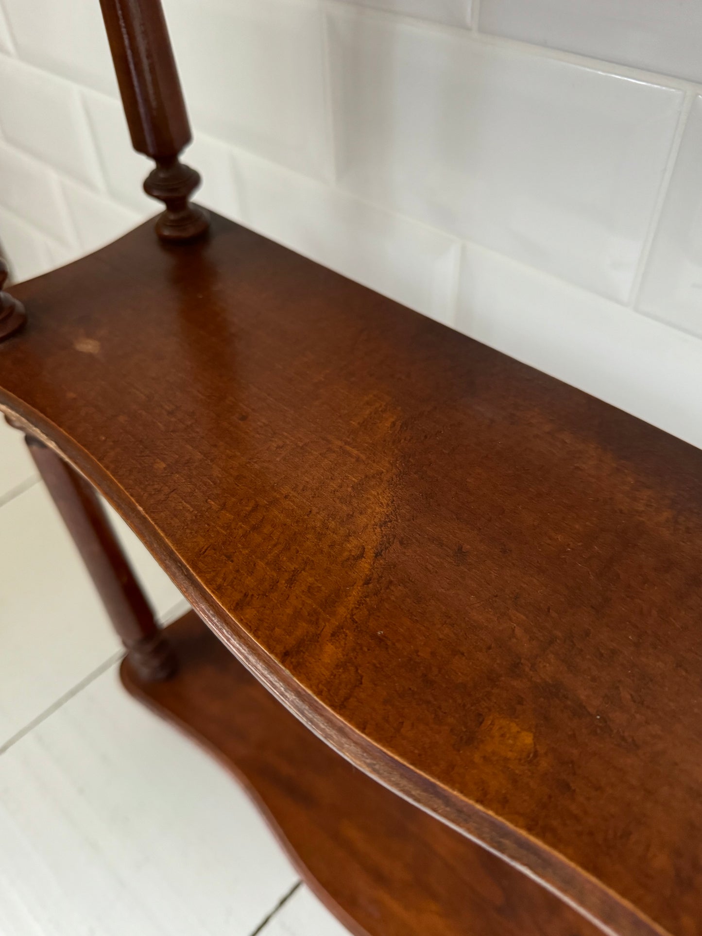 Antique French Mahogany Shelves