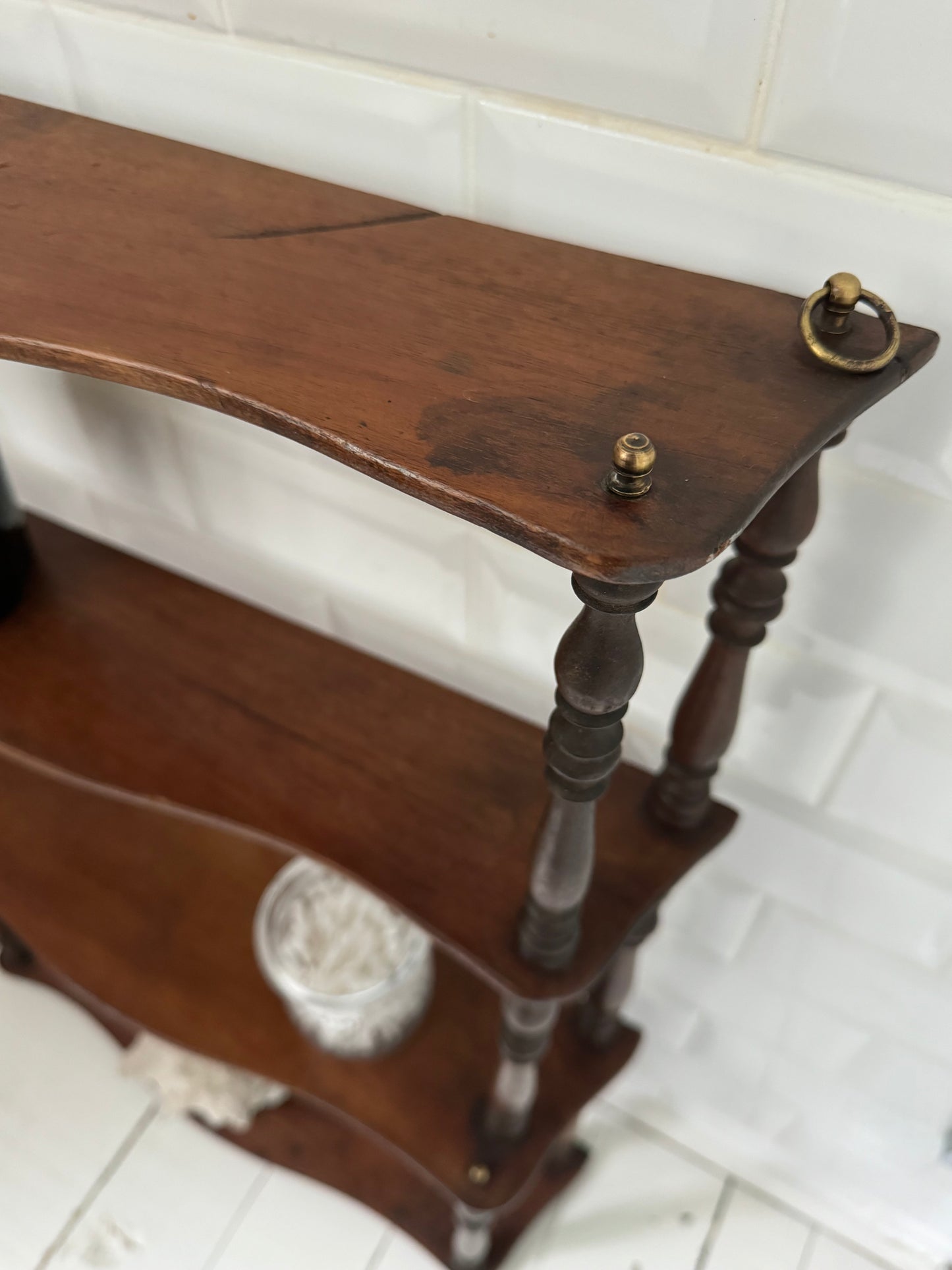 Antique French Hanging Tiered Étagère / Shelves