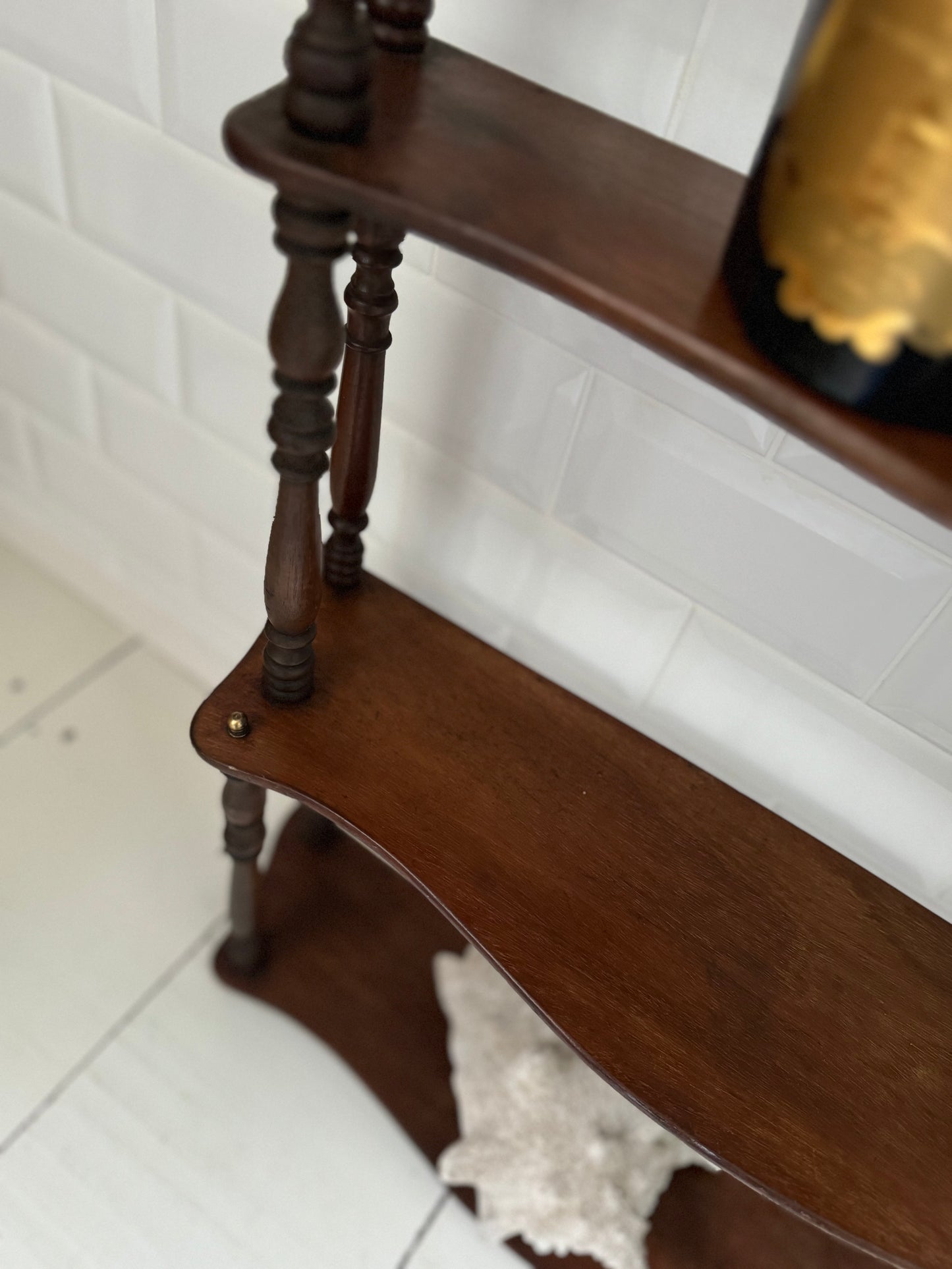 Antique French Hanging Tiered Étagère / Shelves