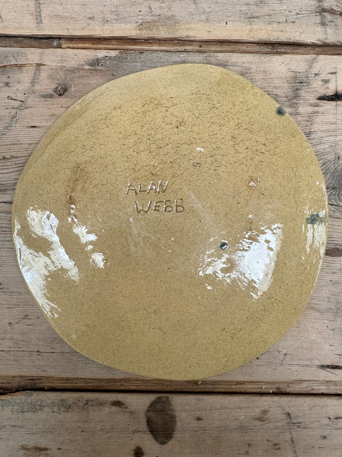 Decorative Vintage Studio Pottery Plate