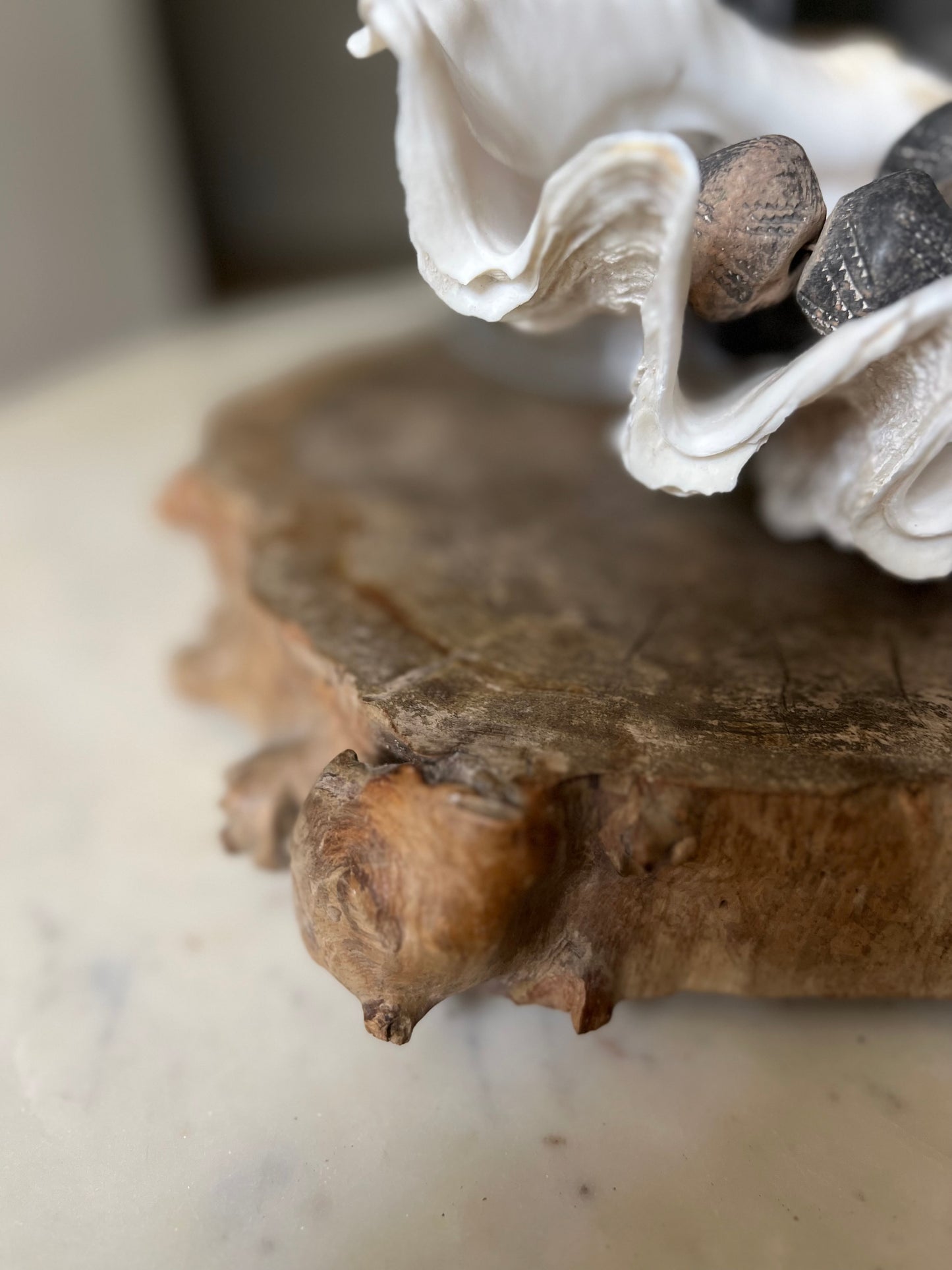 Vintage Burr Oak Plinth