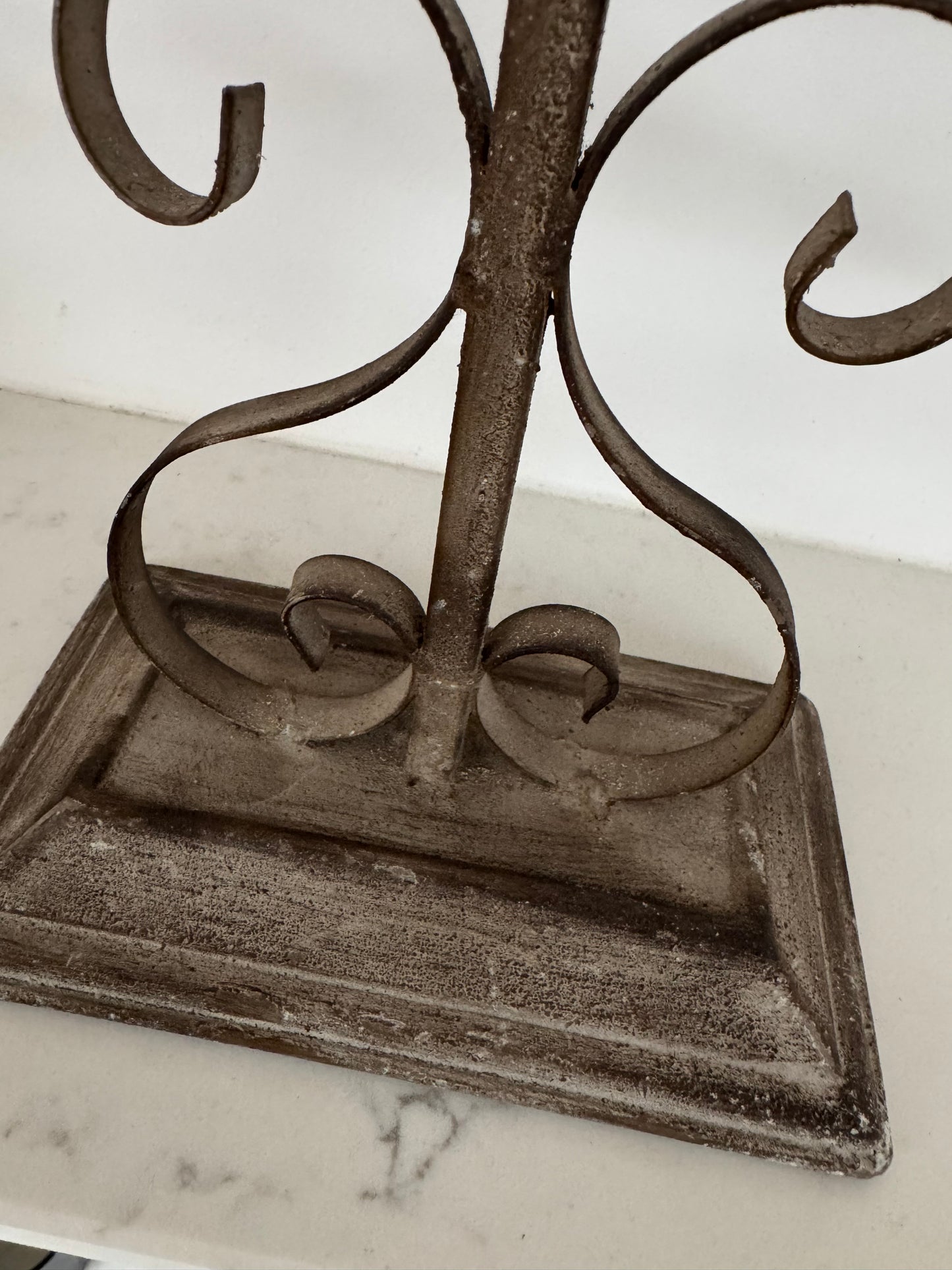 Vintage Scroll Candelabra