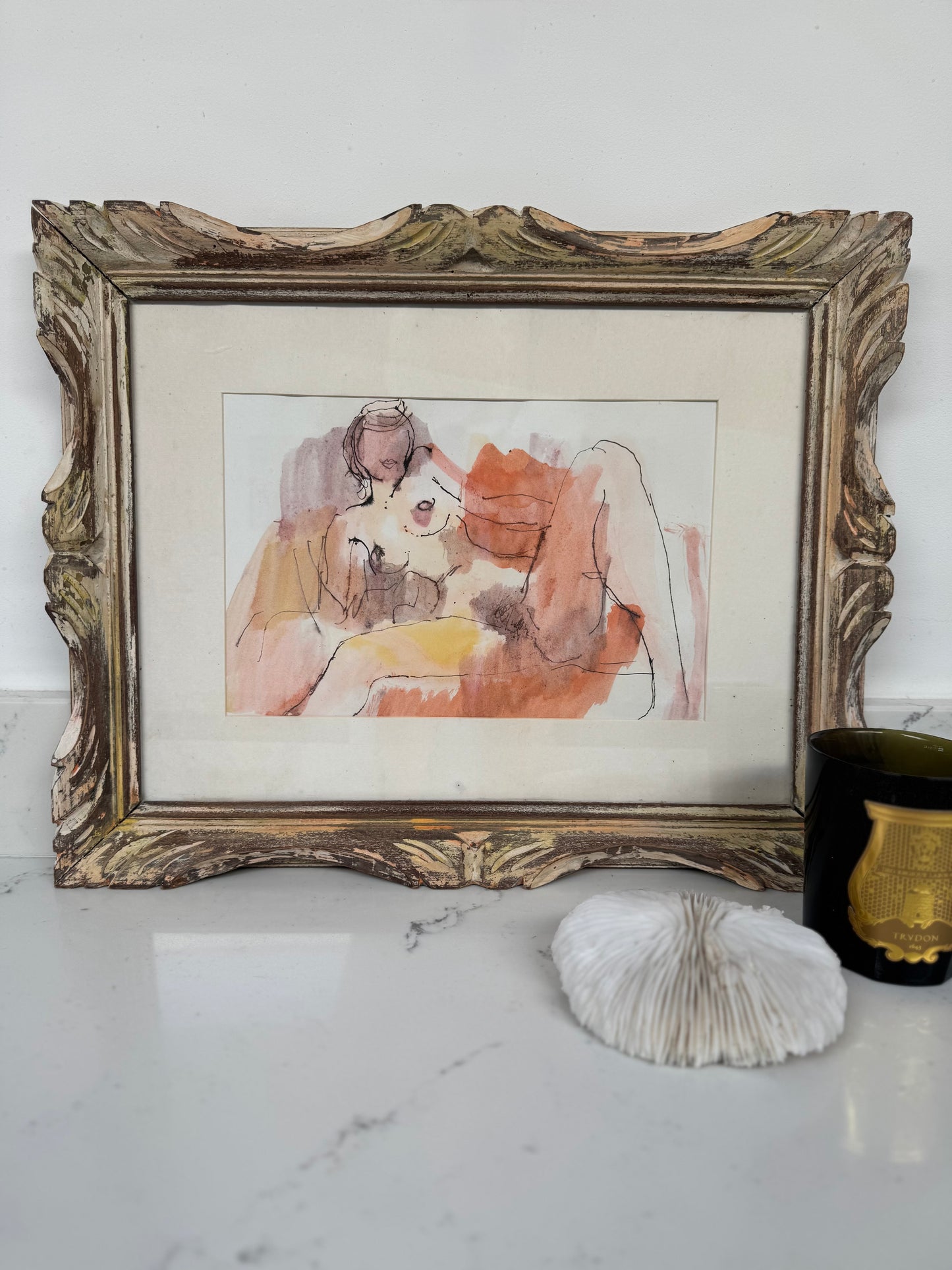 Vintage Reclining Nude Study Peter Collins ARCA 1923-2001