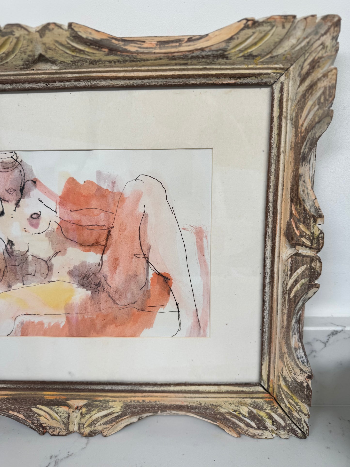 Vintage Reclining Nude Study Peter Collins ARCA 1923-2001