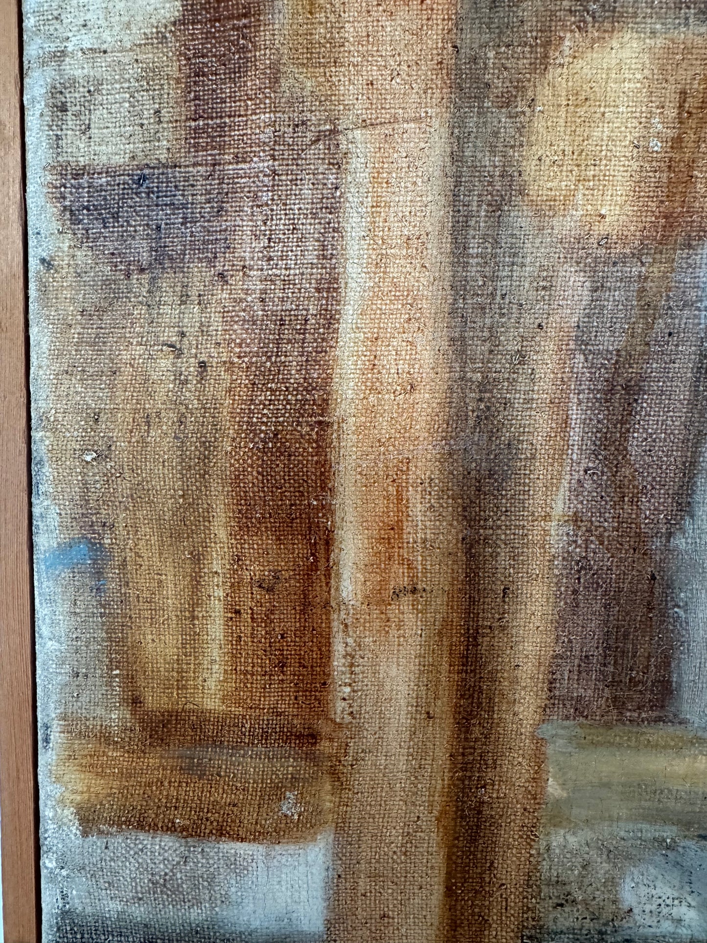 Vintage Mid Century Bottles Still Life Oil On Canvas Framed