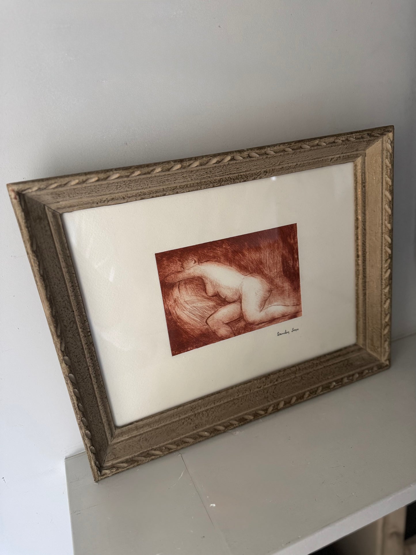Nude Figure Study Print By Stanley Joyce