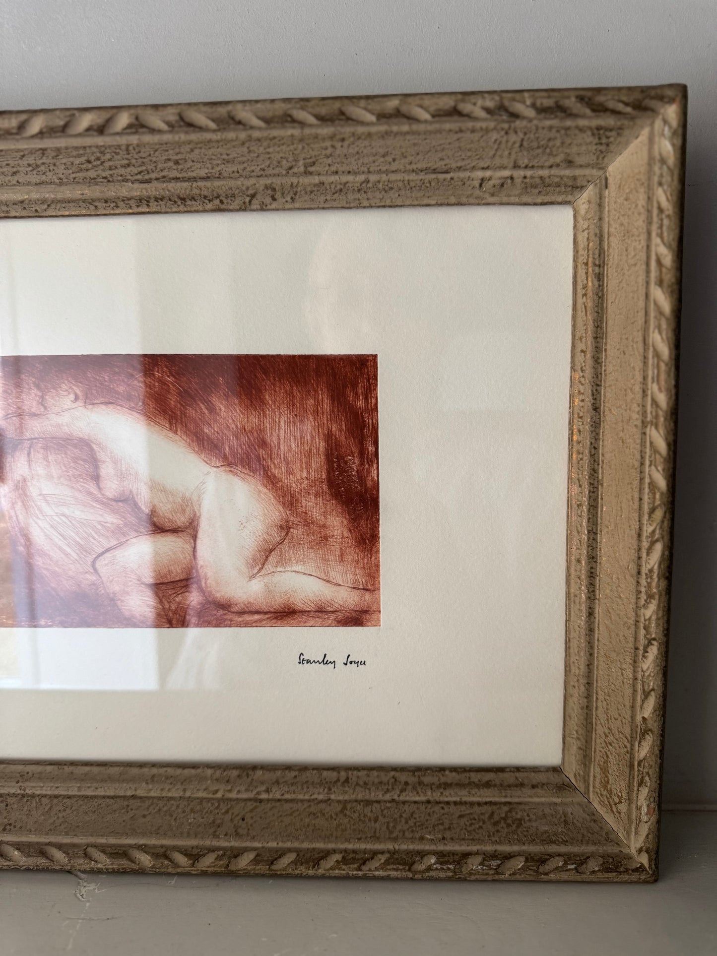 Nude Figure Study Print By Stanley Joyce