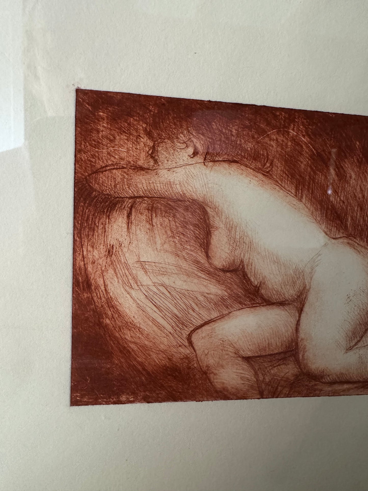 Nude Figure Study Print By Stanley Joyce