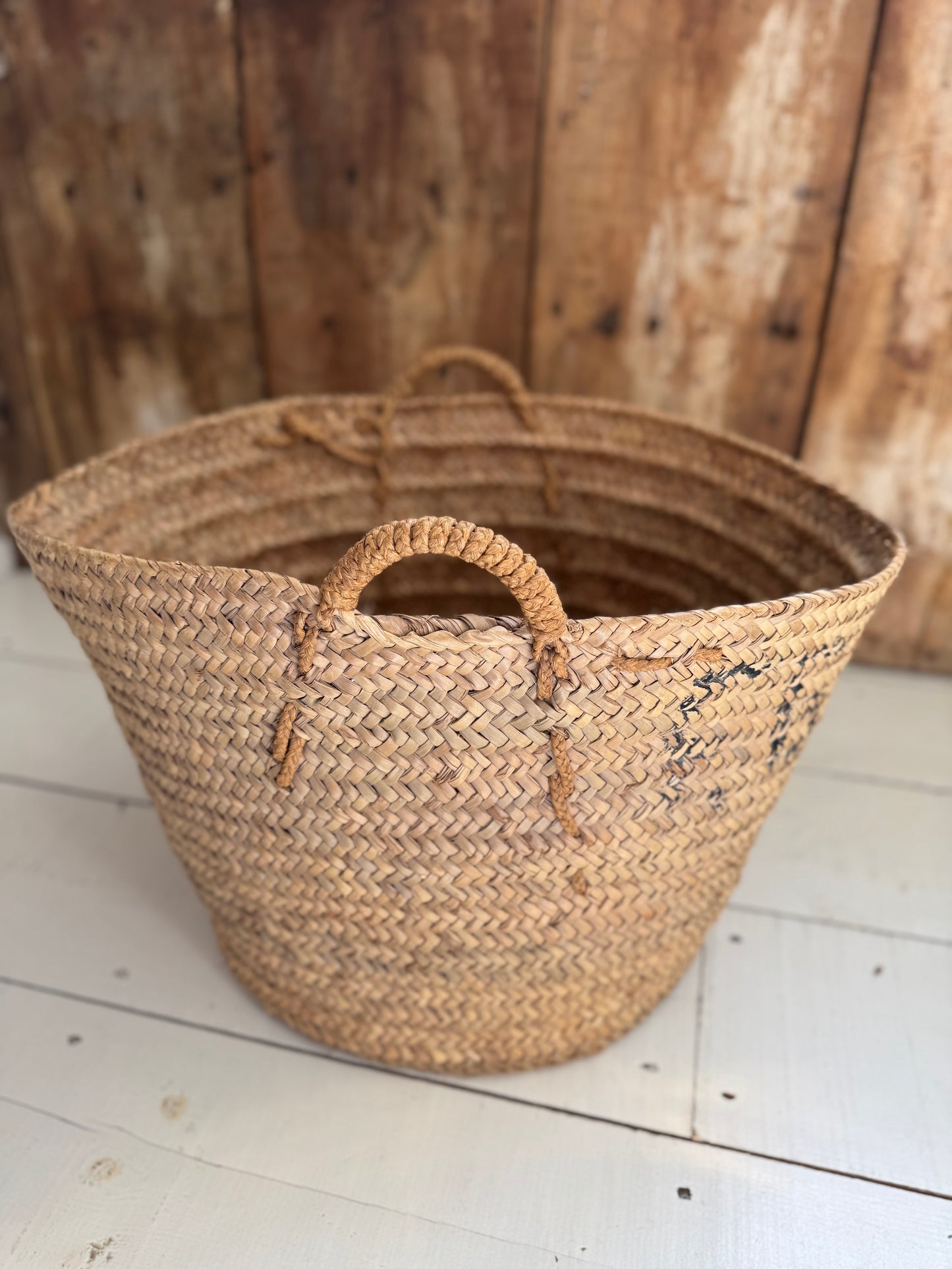 Vintage Harvest Basket