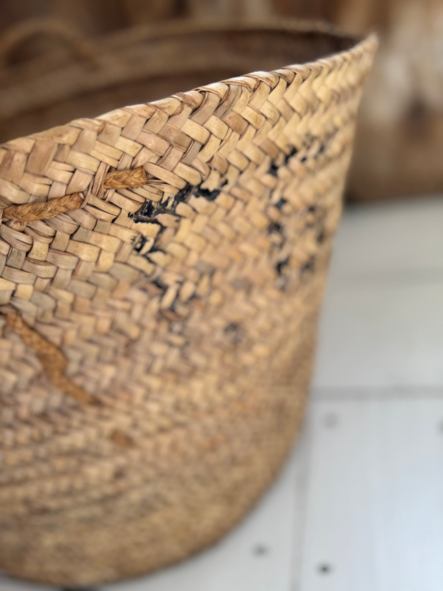 Vintage Harvest Basket