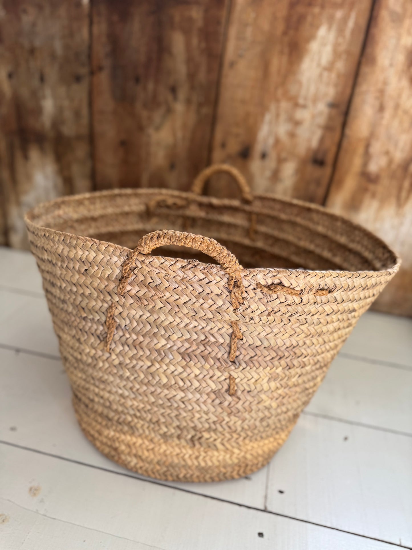 Vintage Harvest Basket