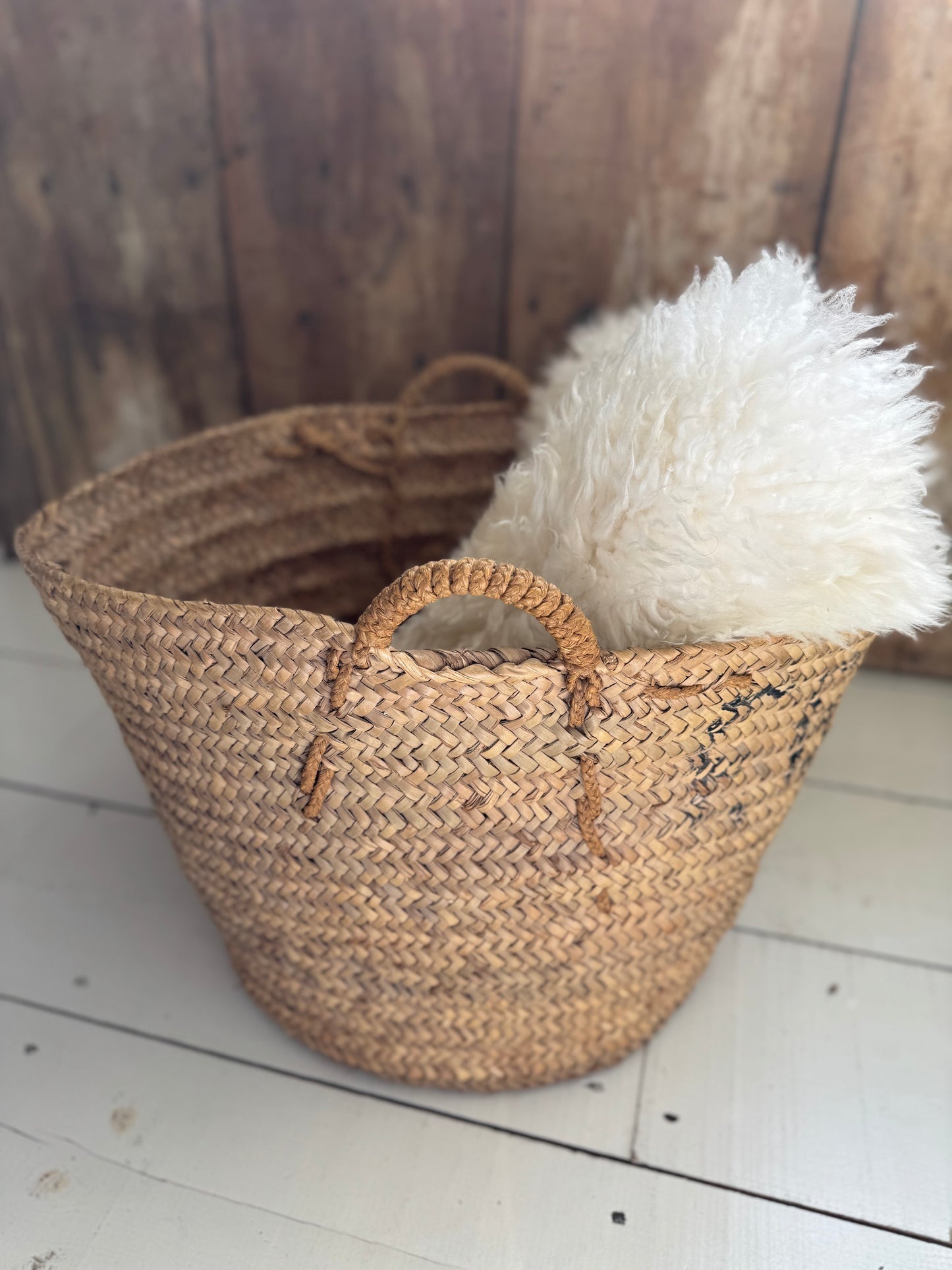 Vintage Harvest Basket