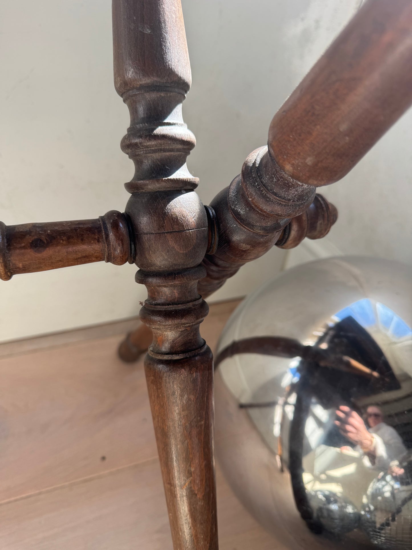 Antique French Walnut Folding Table