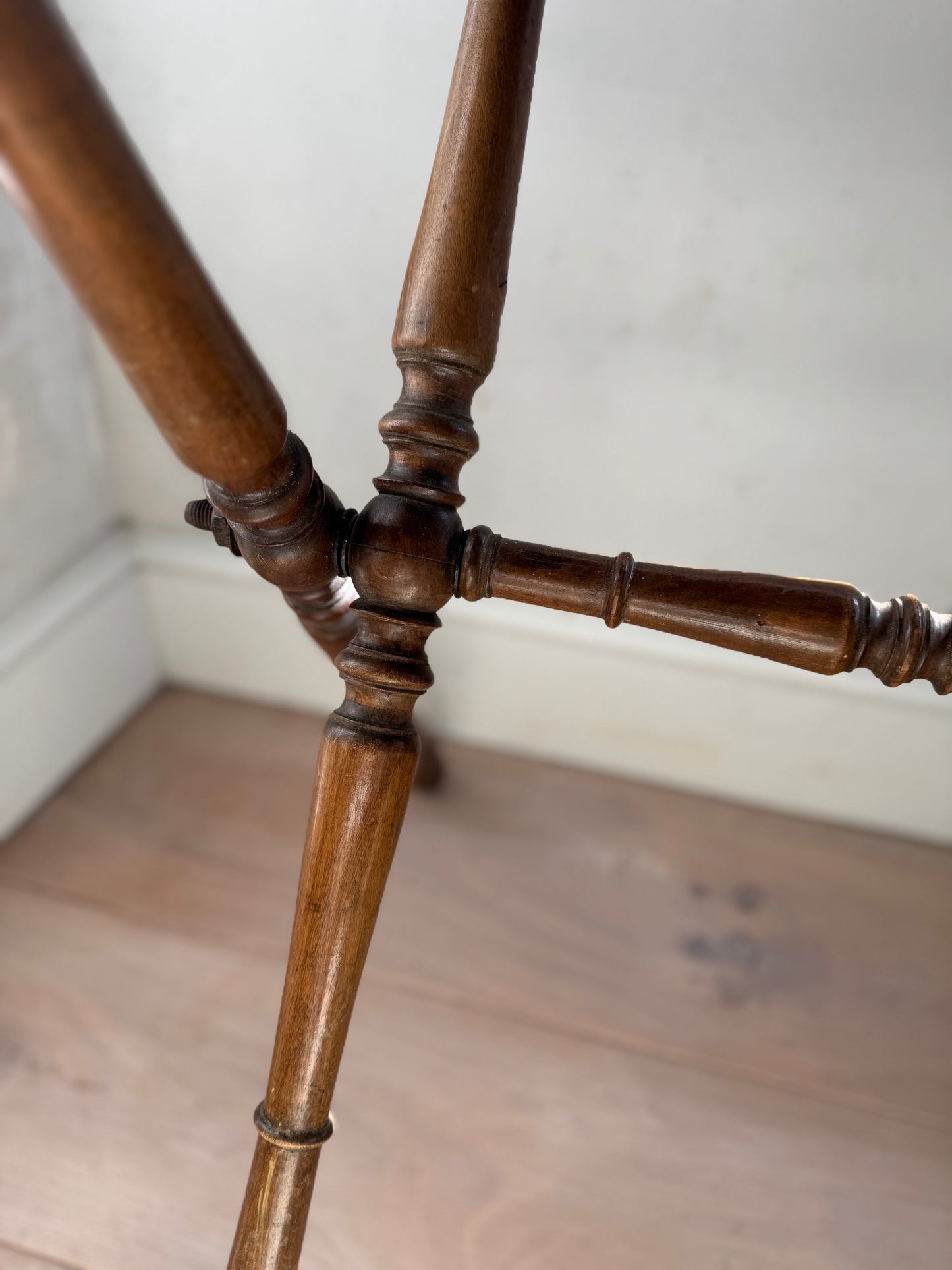 Antique French Walnut Folding Table