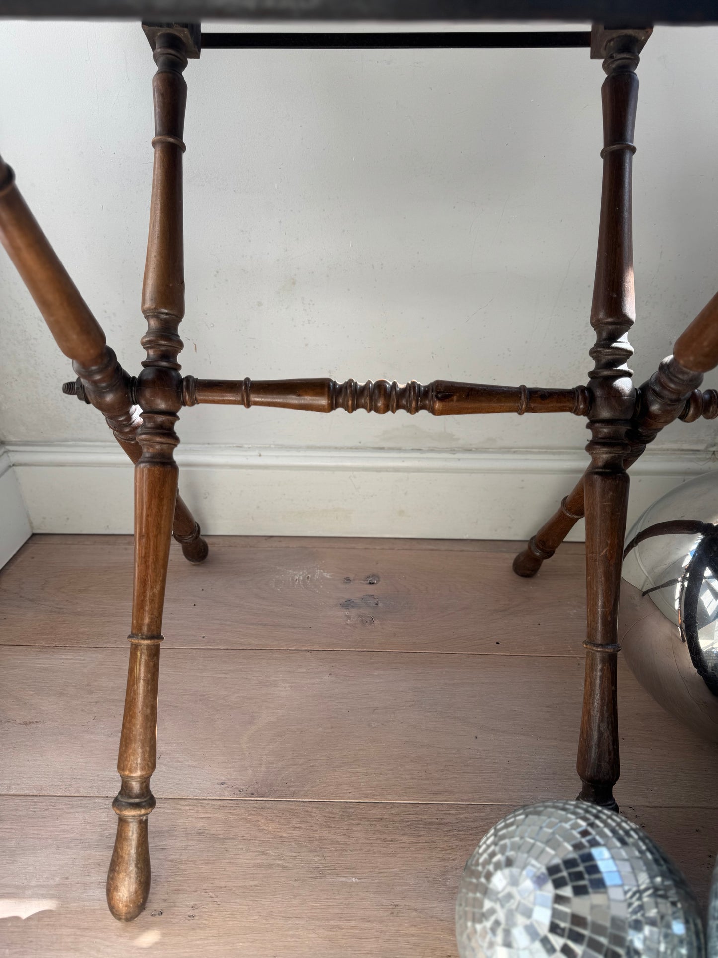 Antique French Walnut Folding Table