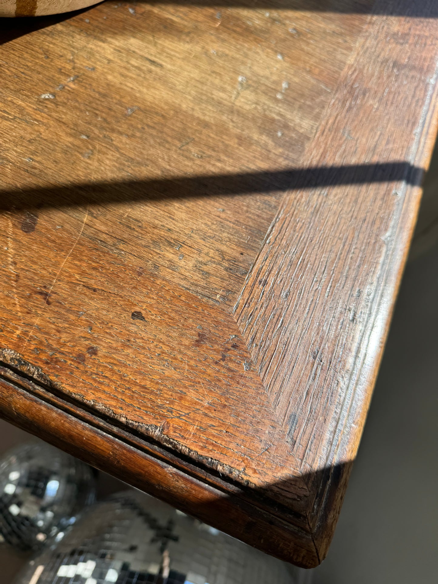 Antique French Walnut Folding Table