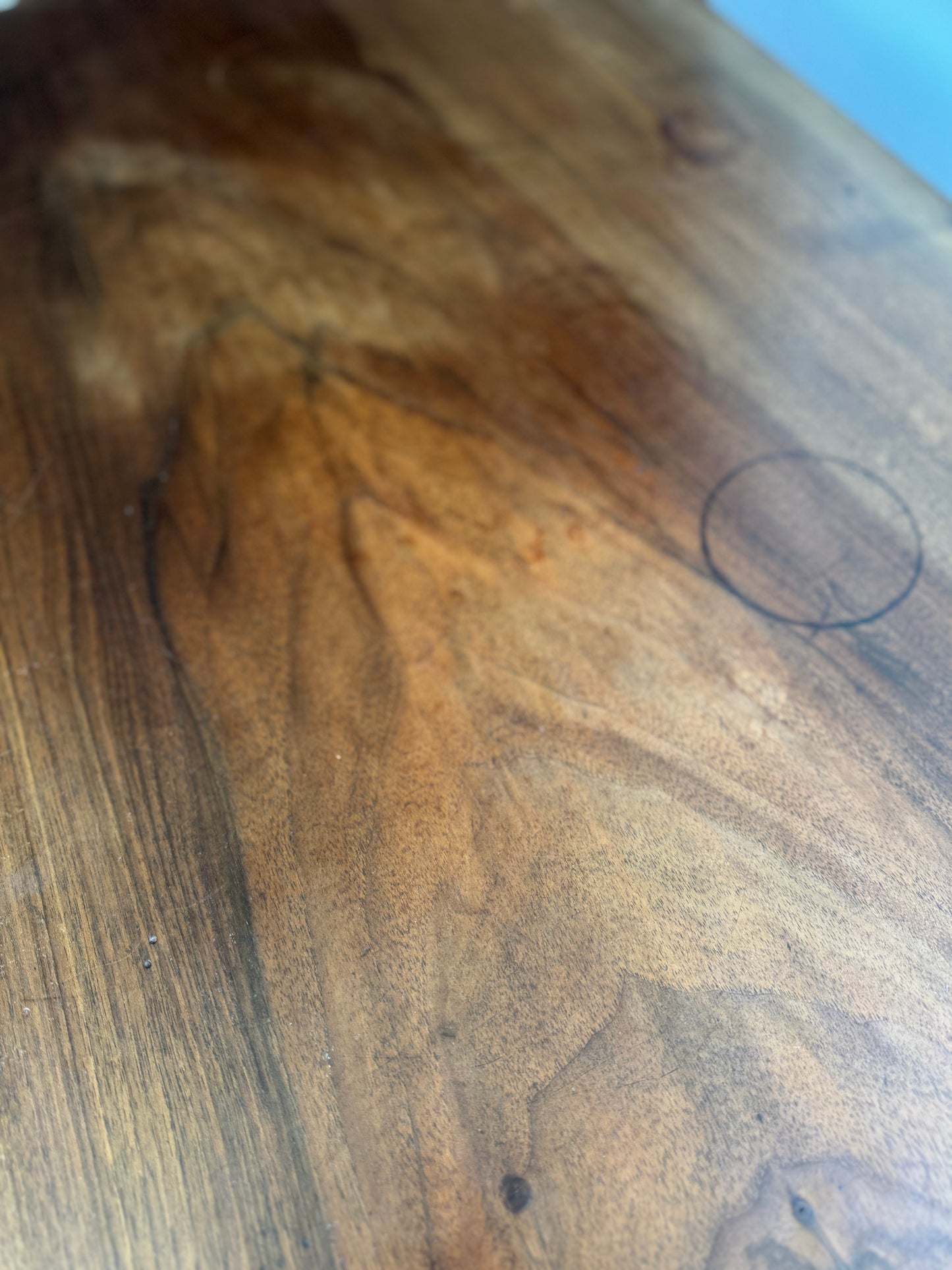 Antique French Walnut Side Table
