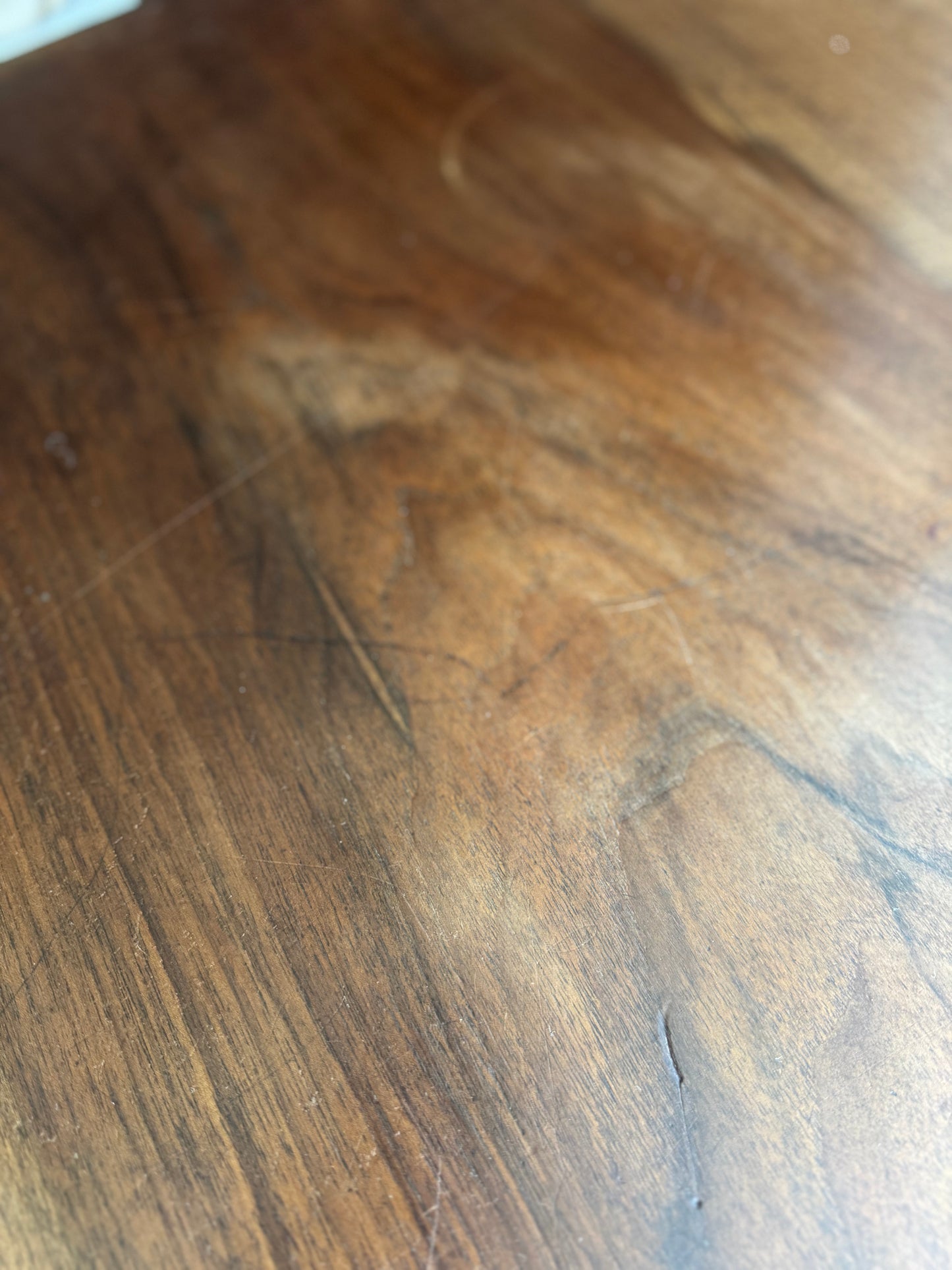 Antique French Walnut Side Table