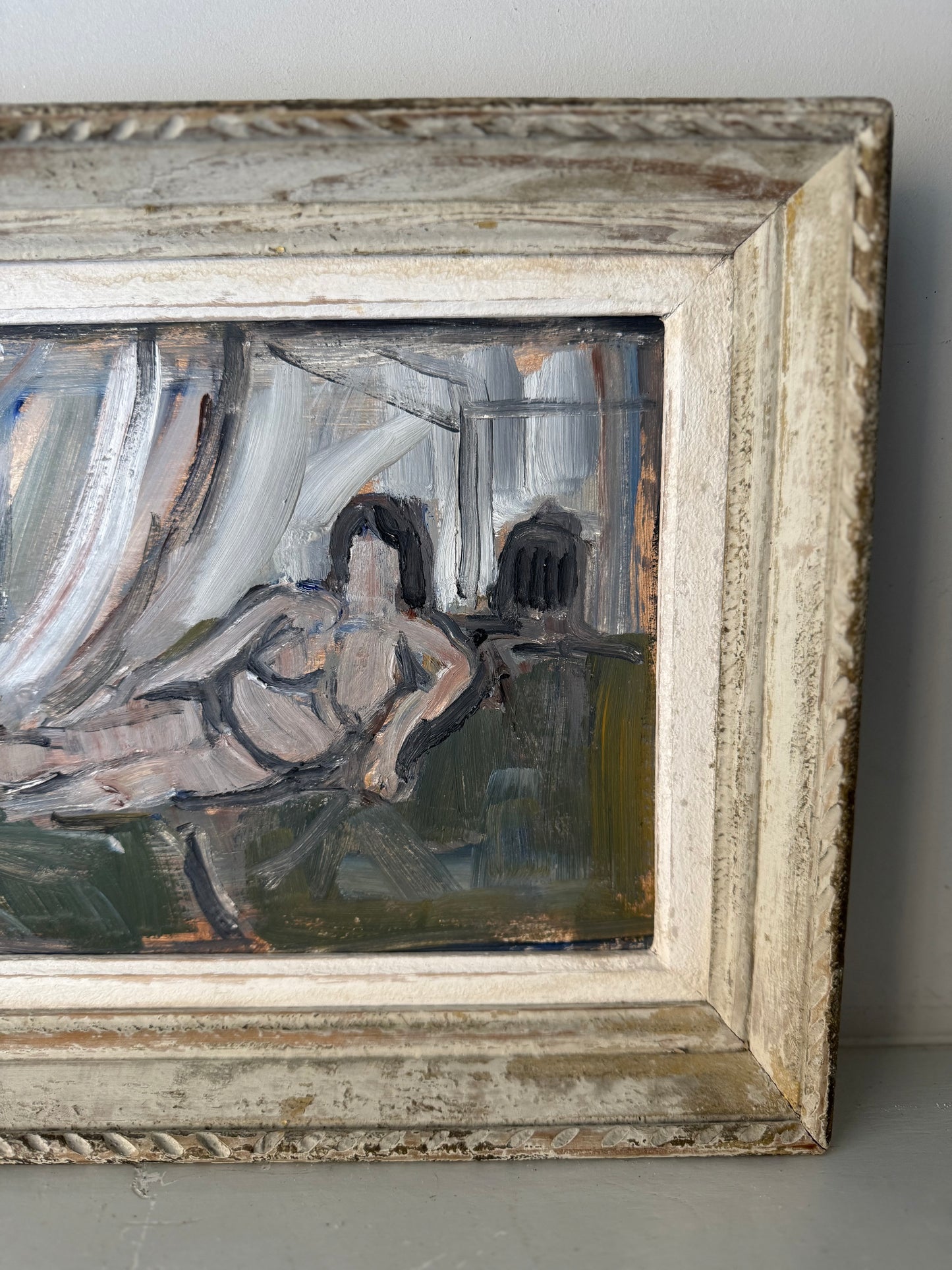 Beautiful Nude Figure Study In Acrylic