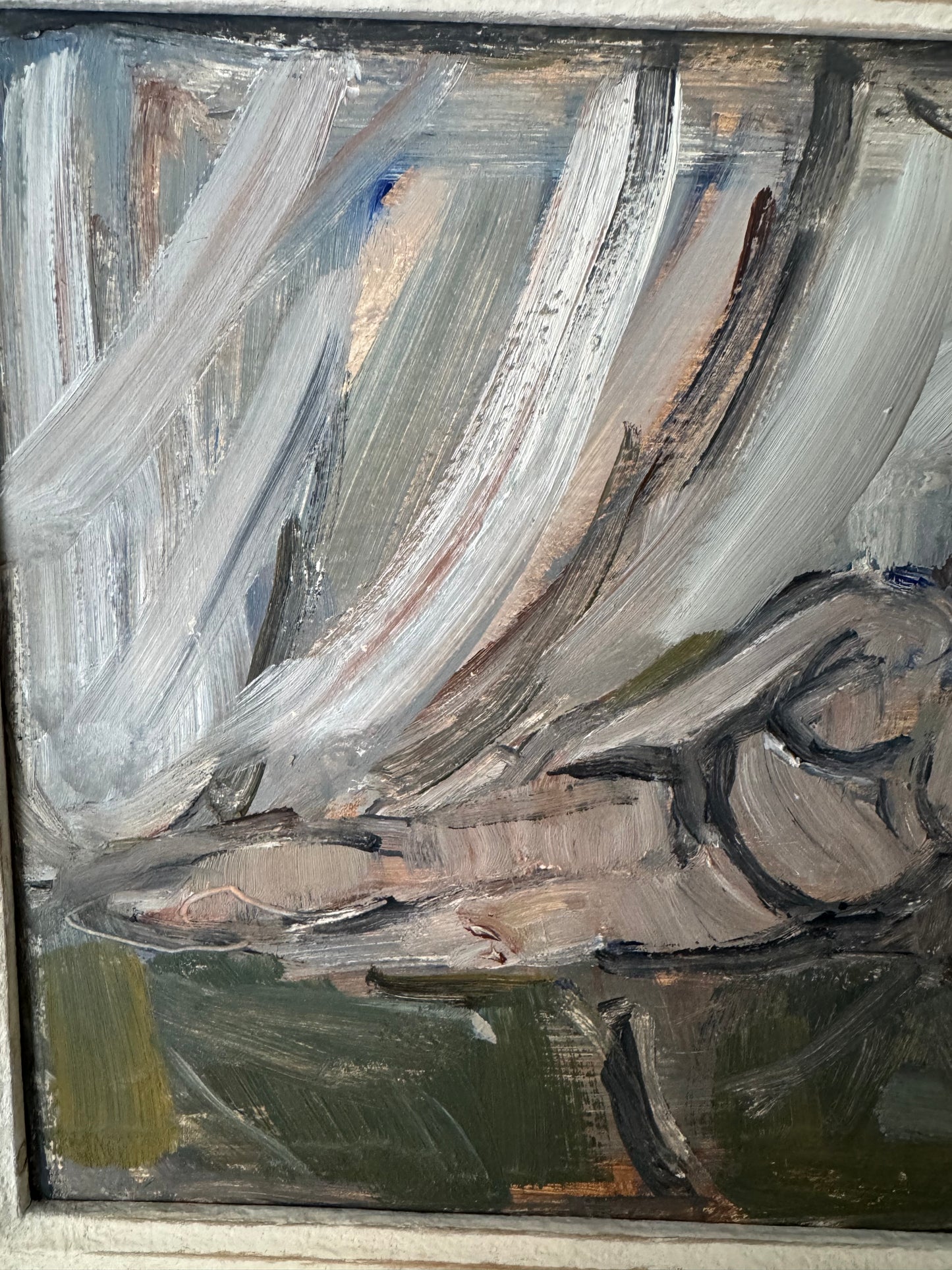 Beautiful Nude Figure Study In Acrylic