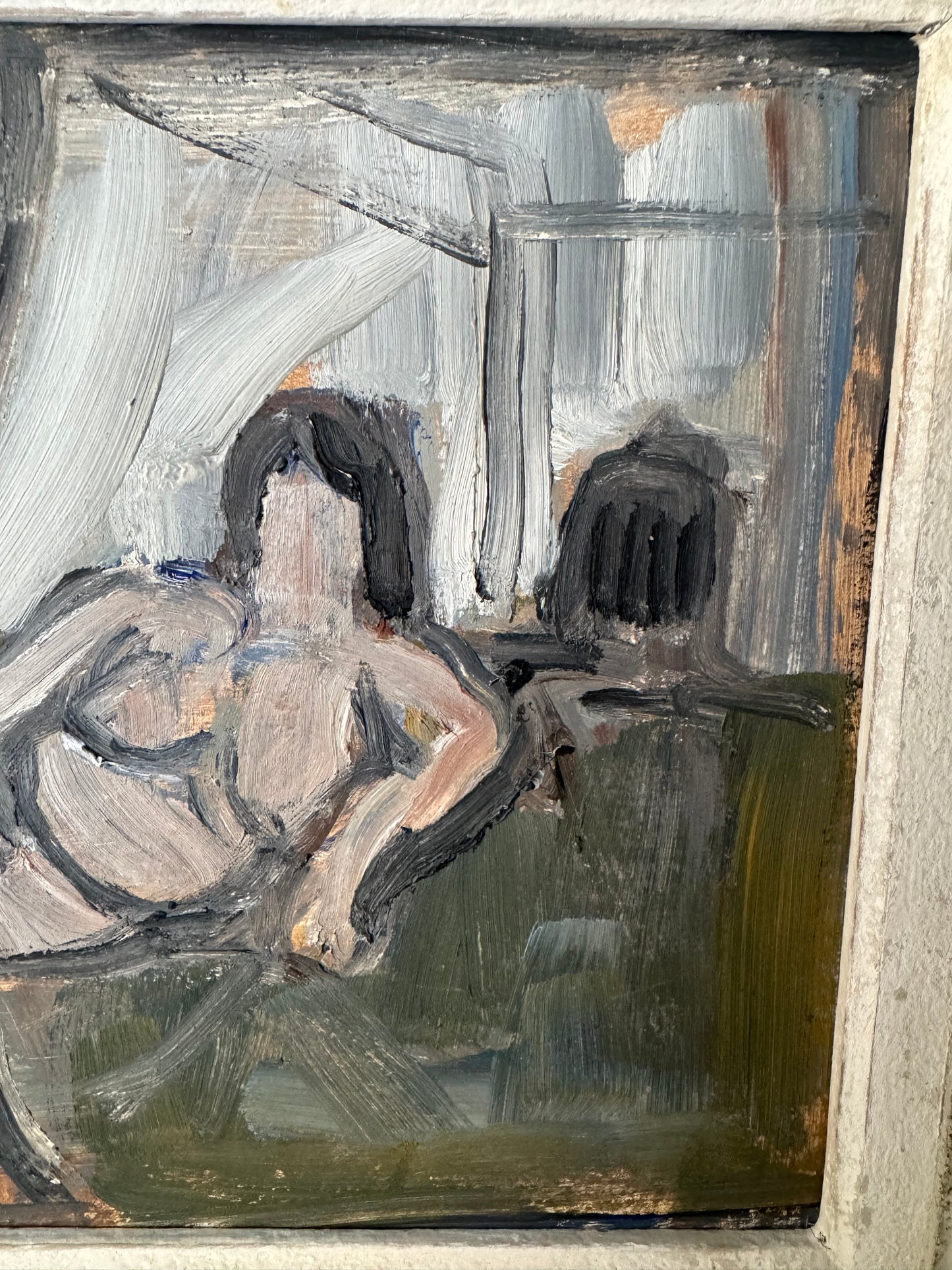 Beautiful Nude Figure Study In Acrylic