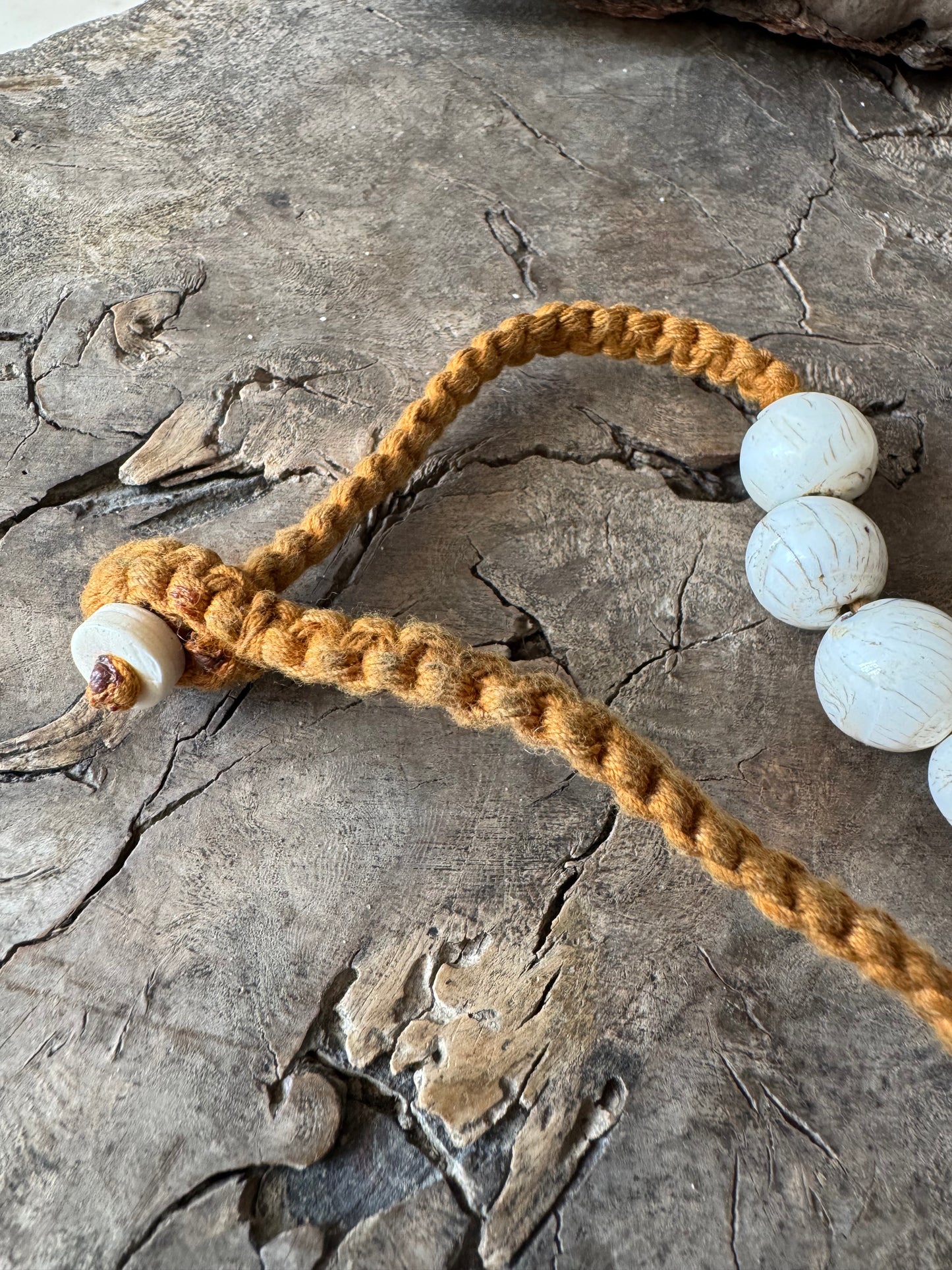 Beautiful Vintage Inlaid Naga Conch Shell Beads