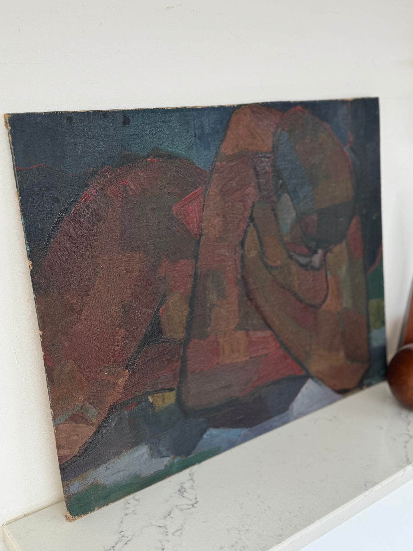 Mid Century French Cubist Nude Study