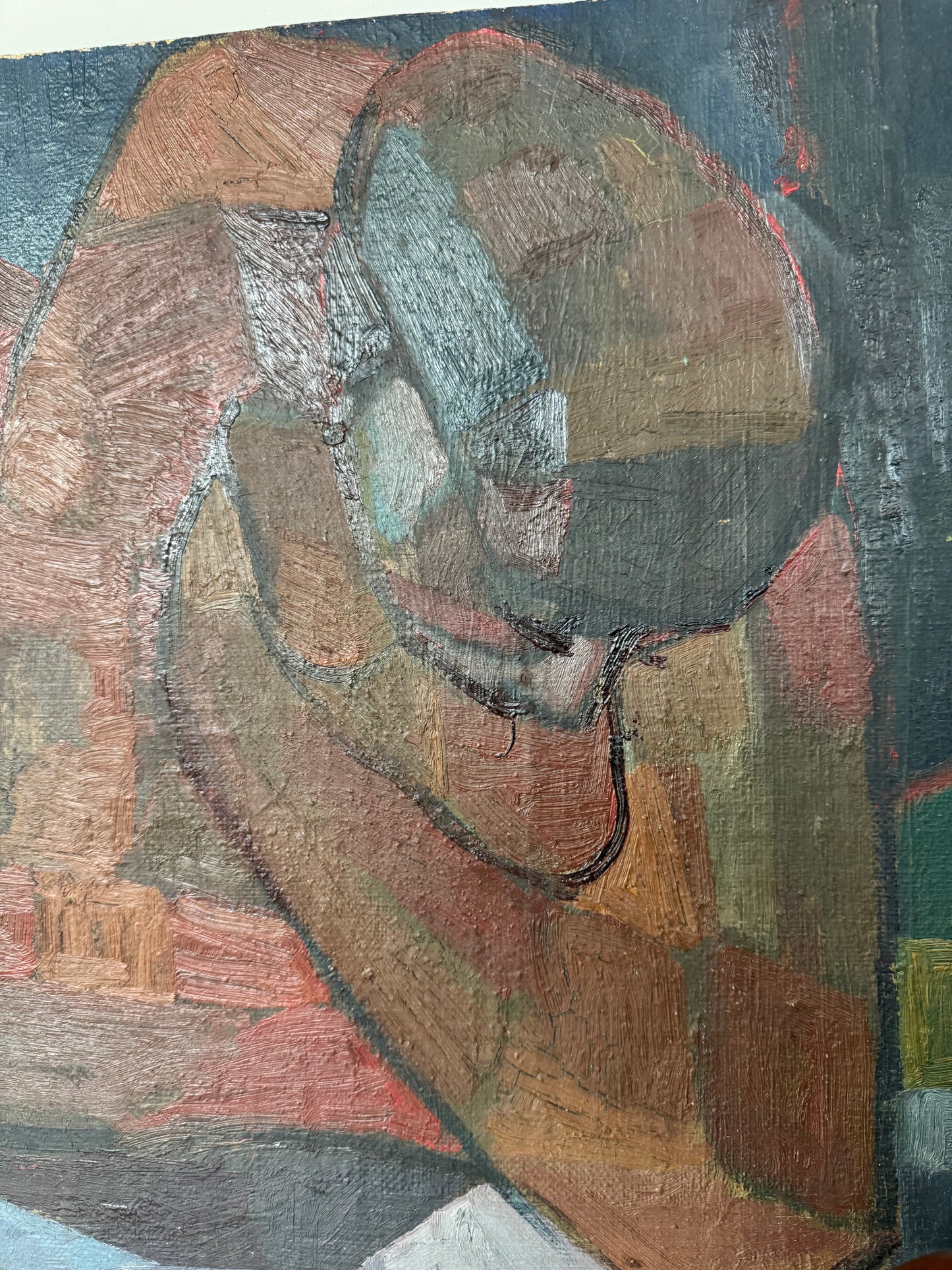 Mid Century French Cubist Nude Study