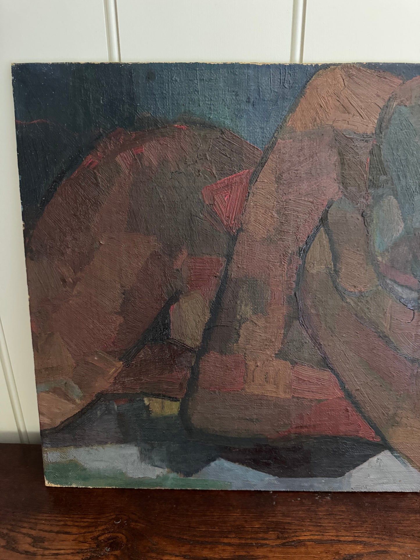 Mid Century French Cubist Nude Study