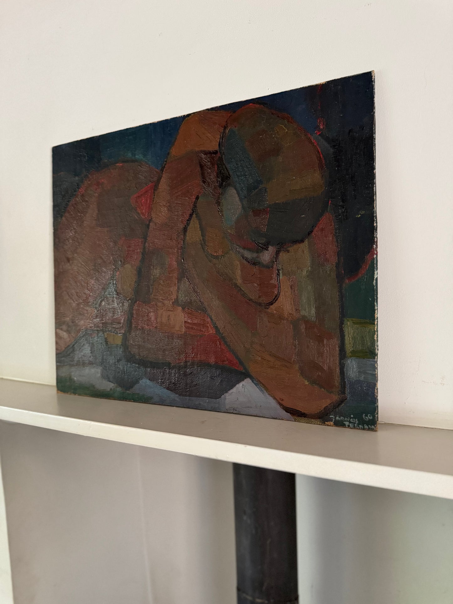 Mid Century French Cubist Nude Study