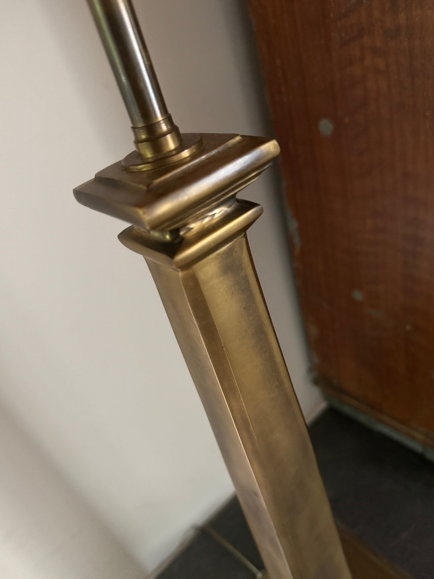 Pair Of Vintage Brass Table Lamps