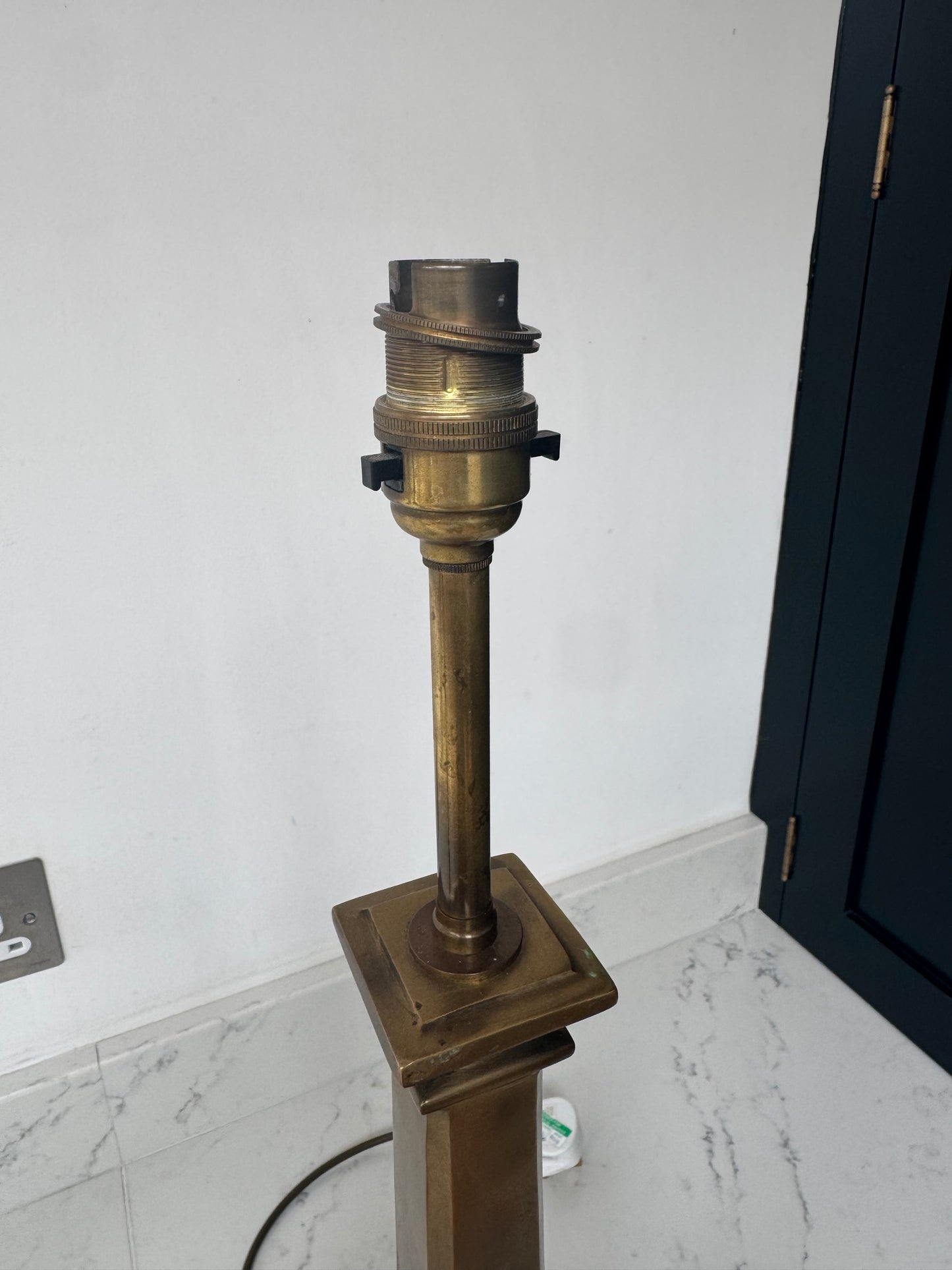 Pair Of Vintage Brass Table Lamps