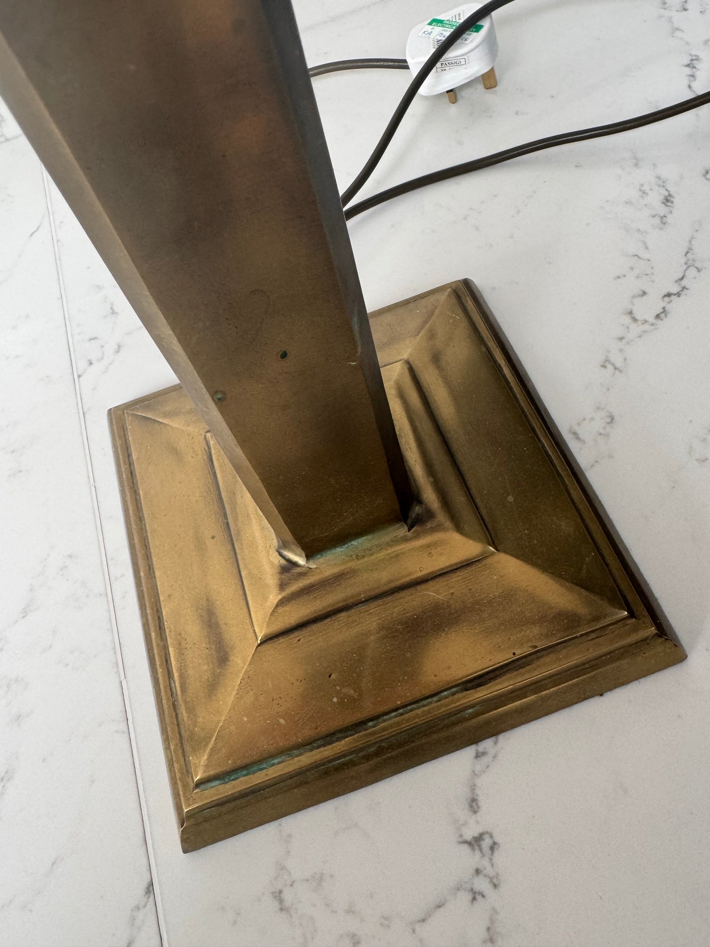 Pair Of Vintage Brass Table Lamps
