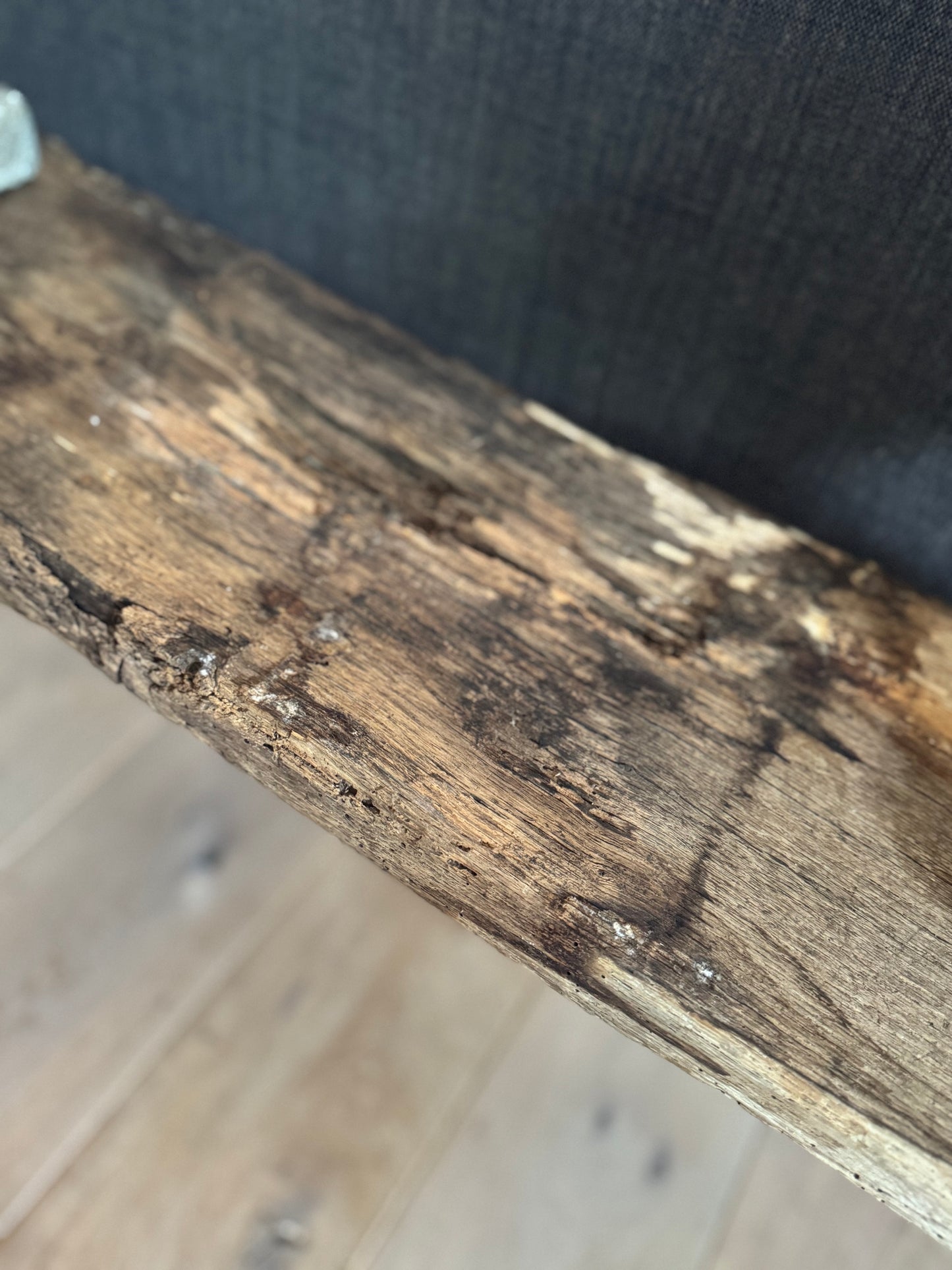 Vintage Large Primitive Pig Bench