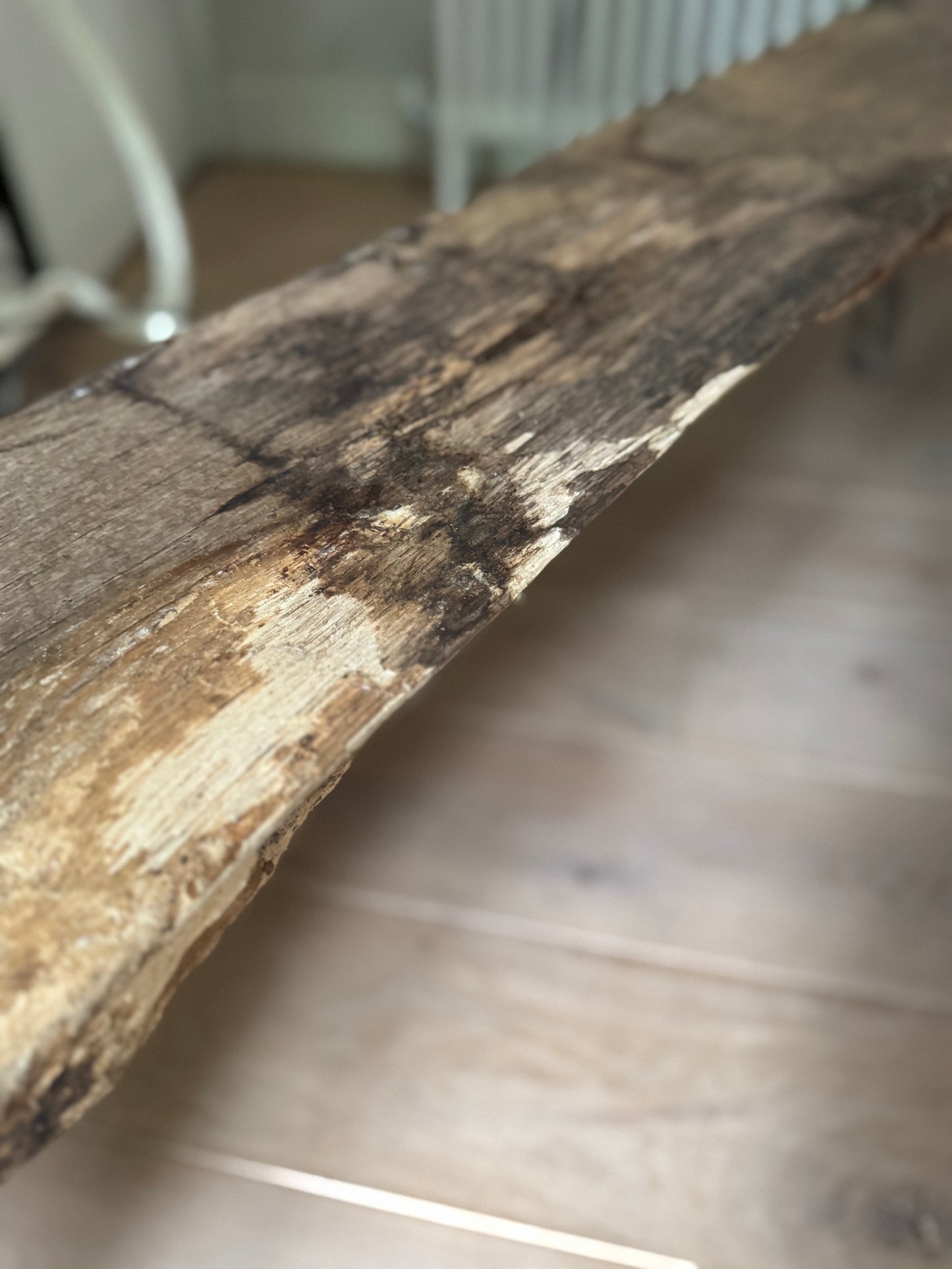 Vintage Large Primitive Pig Bench