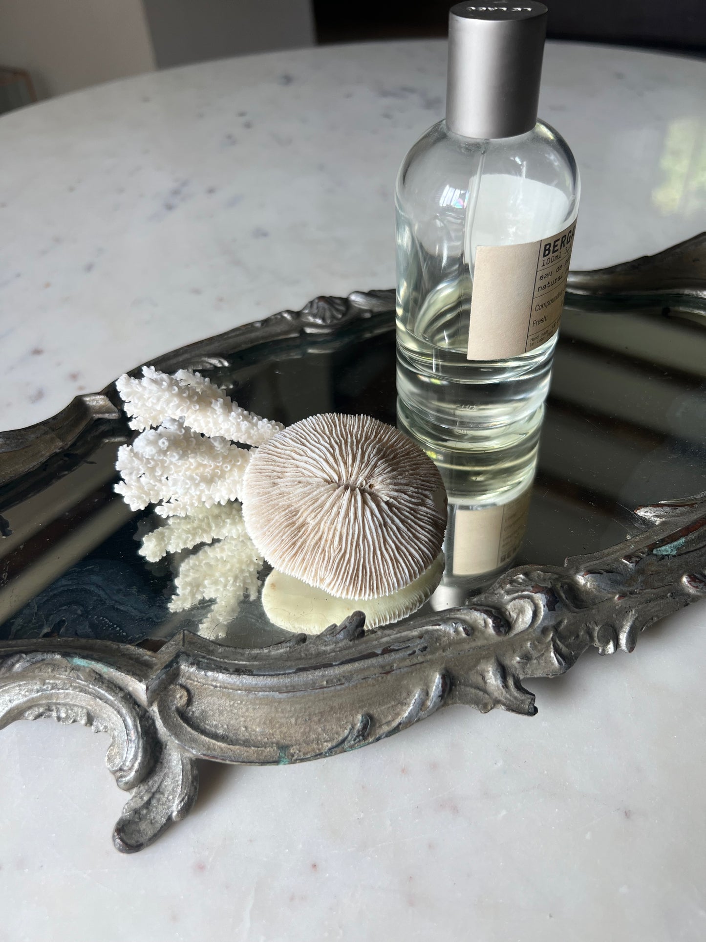 Vintage French Mirrored Tray