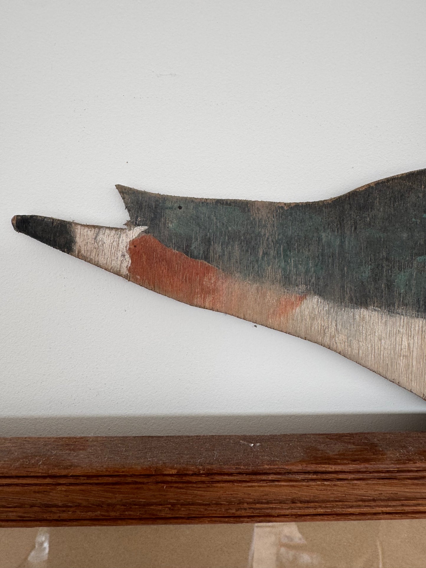 Vintage French Handmade Lapwing Decoy
