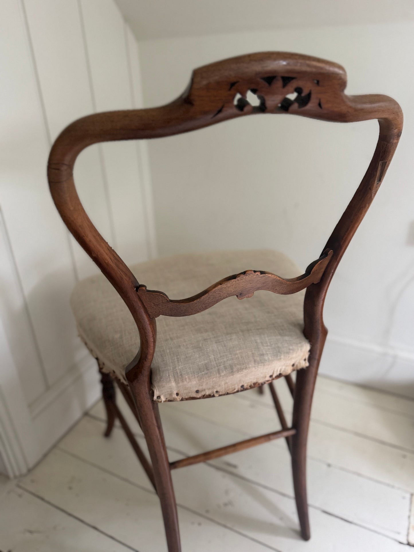 Vintage Victorian Balloon Back Chair