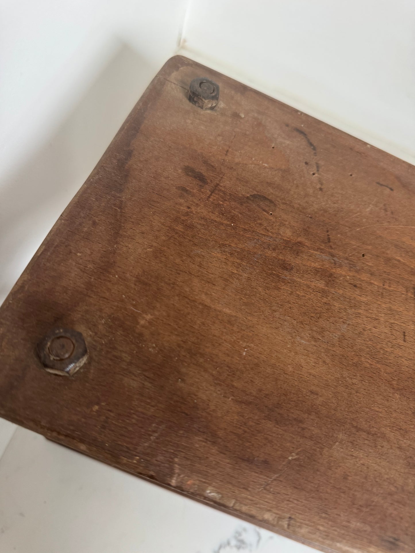 Vintage French Bobbin Spool Hanging Shelves