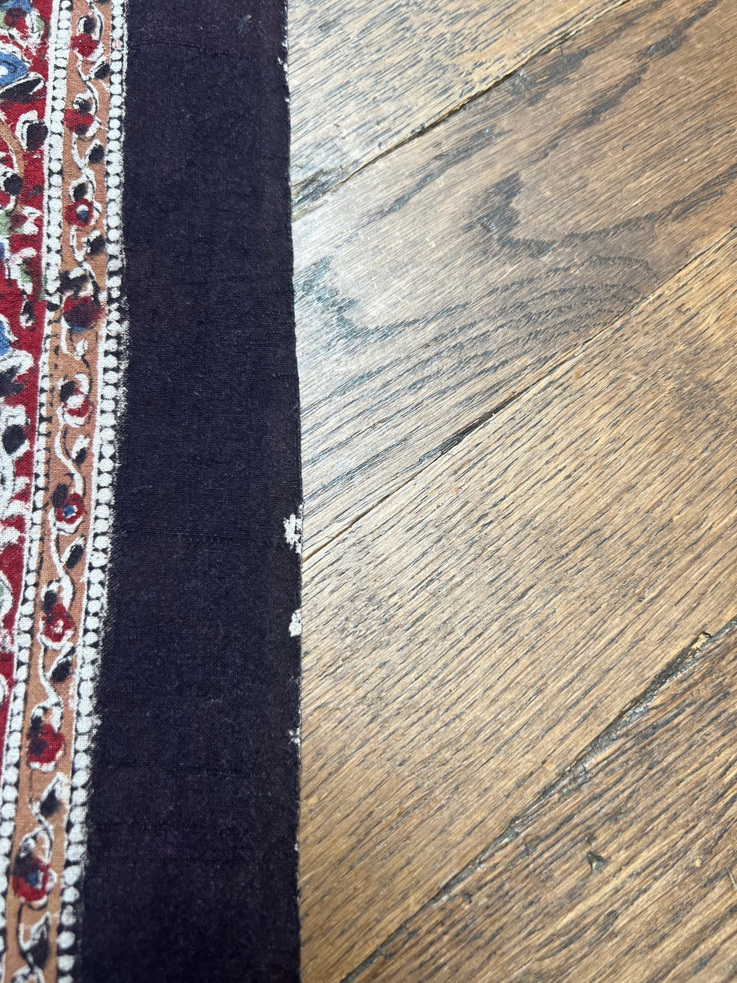 Vintage Indian Block Printed Table Cloth