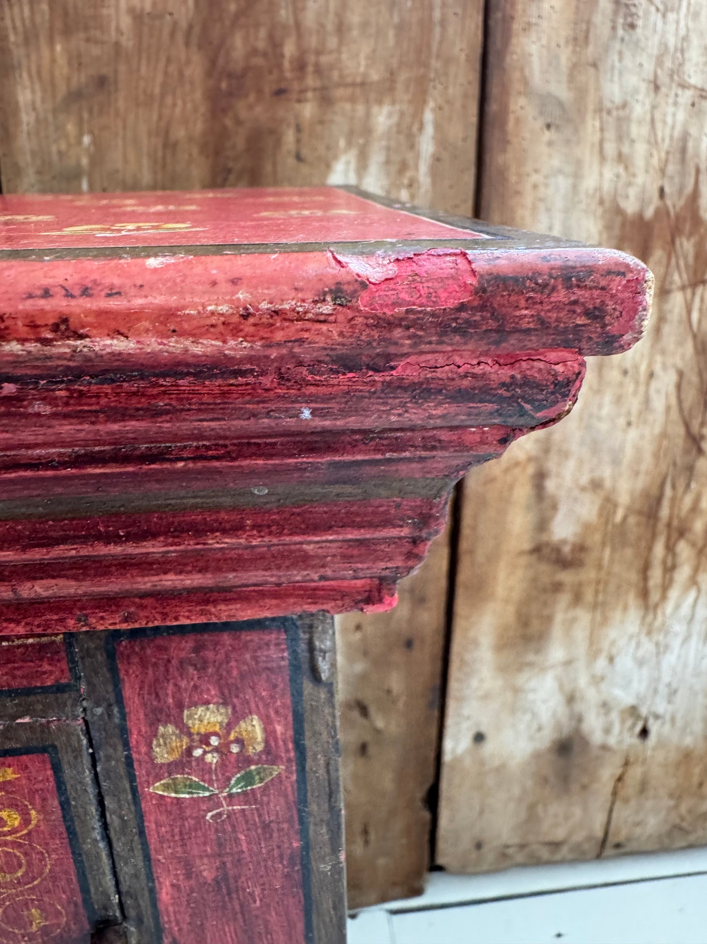 Vintage Hand Painted Cupboard