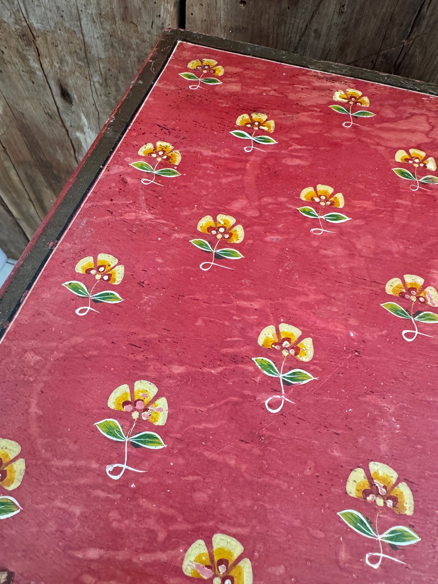 Vintage Hand Painted Cupboard