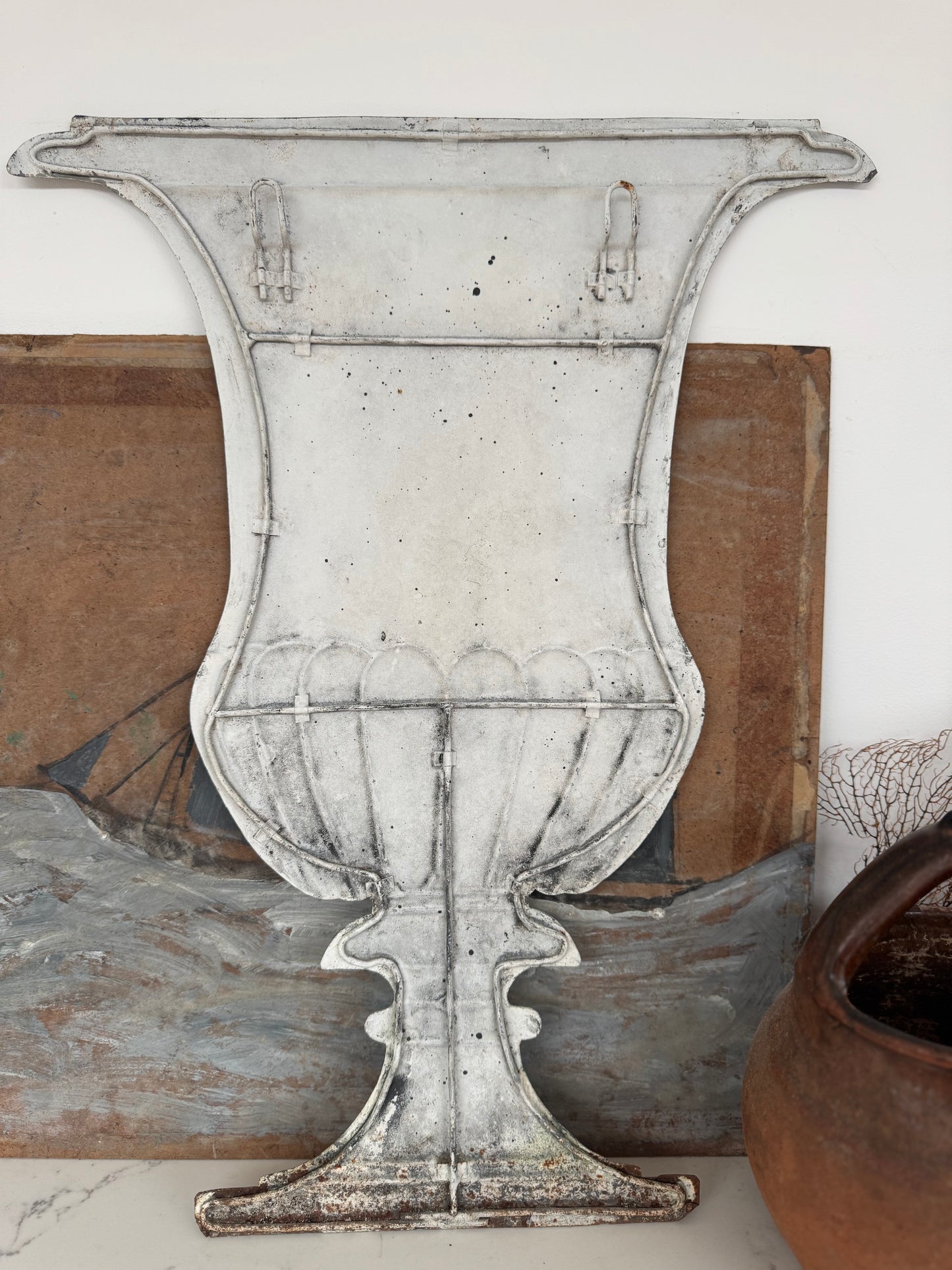 Vintage French Urn Sign