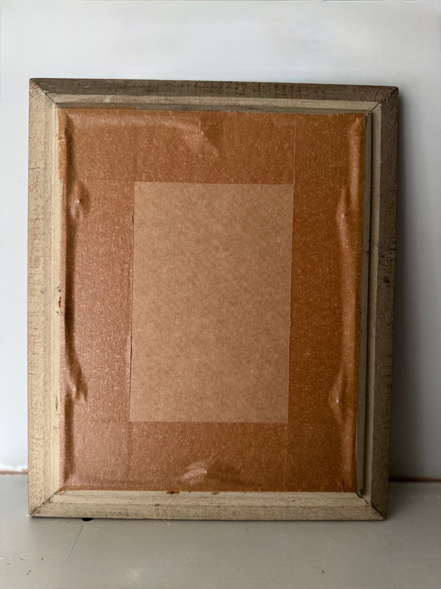 Striking Ink Watercolour Nude Figure Study In Vintage French Frame