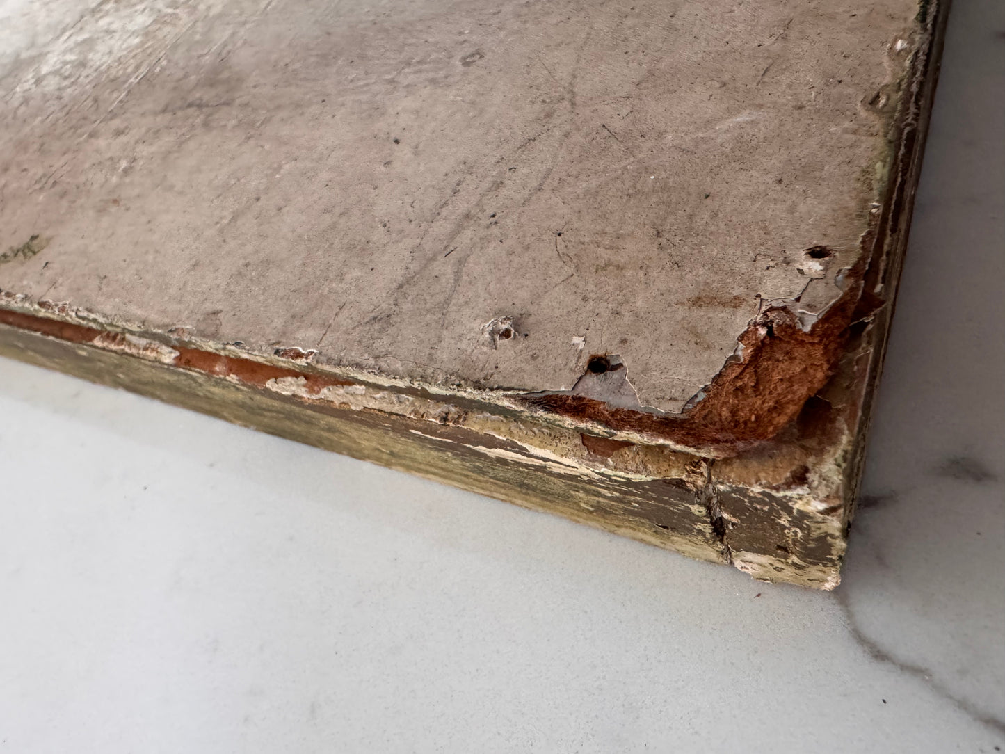 Vintage Large Mid Century Acrylic On Board Of Broadstairs Beach & Jetty